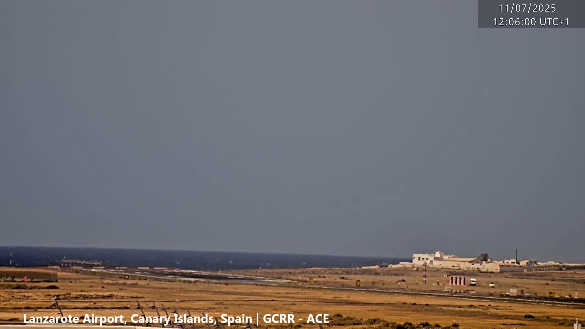 Lanzarote Airport from Inside Live Cam ACE/GCRR - Las Palmas , Canary Islands ,  Spain