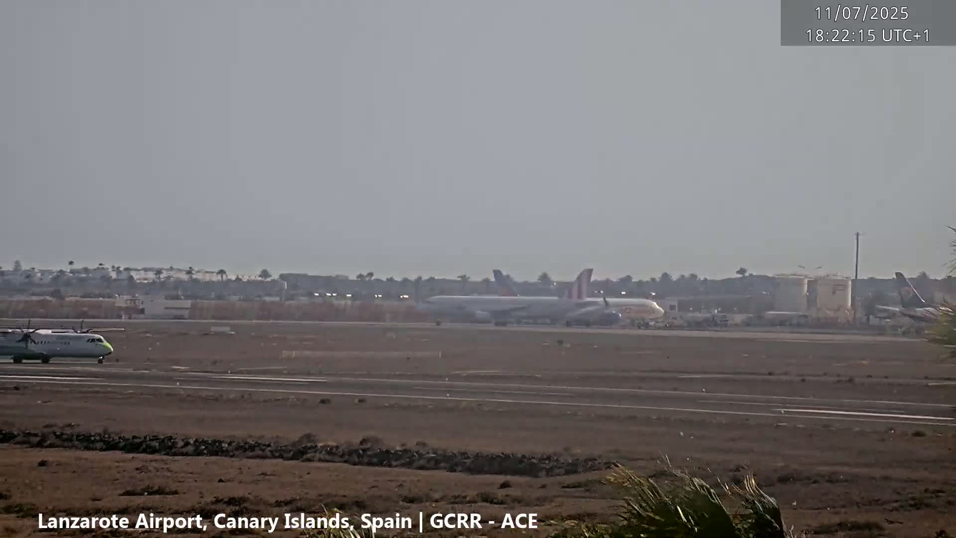 Lanzarote Airport from Inside Live Cam ACE/GCRR - Las Palmas , Canary Islands ,  Spain