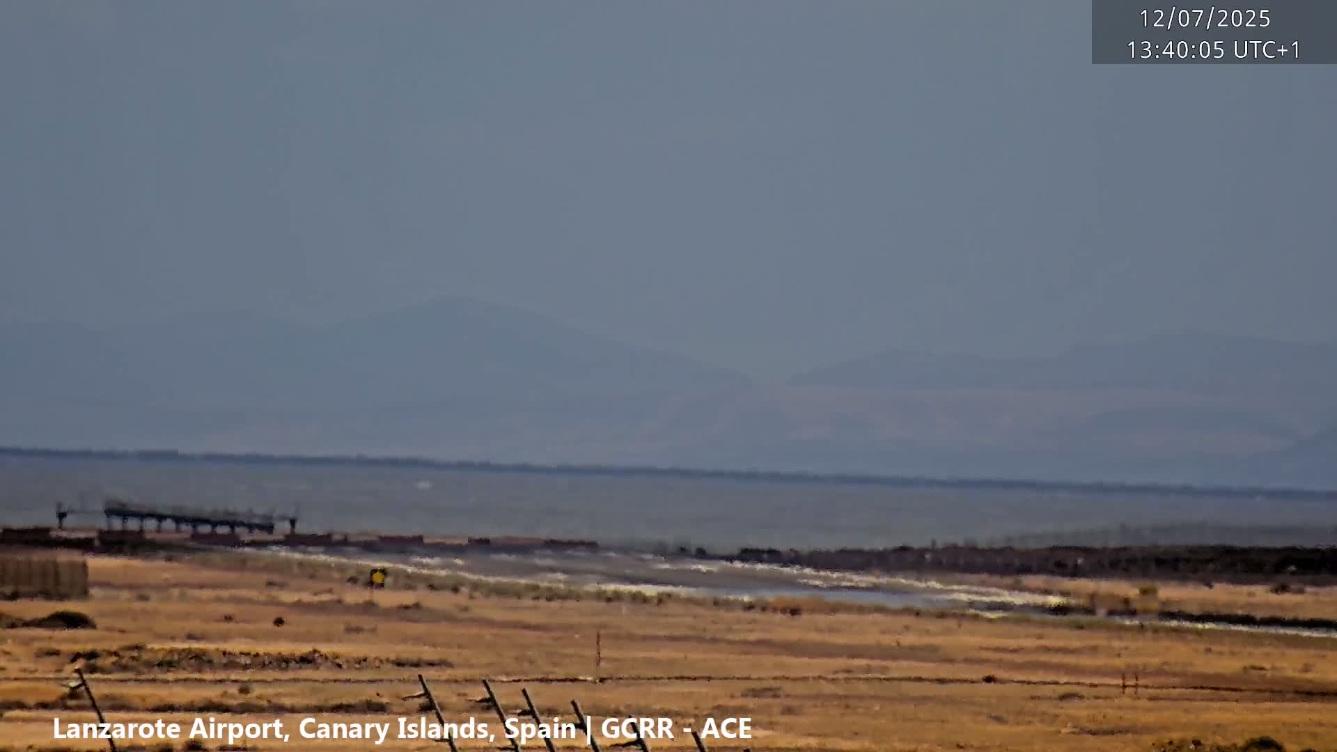 Lanzarote Airport from Inside Live Cam ACE/GCRR - Las Palmas , Canary Islands ,  Spain