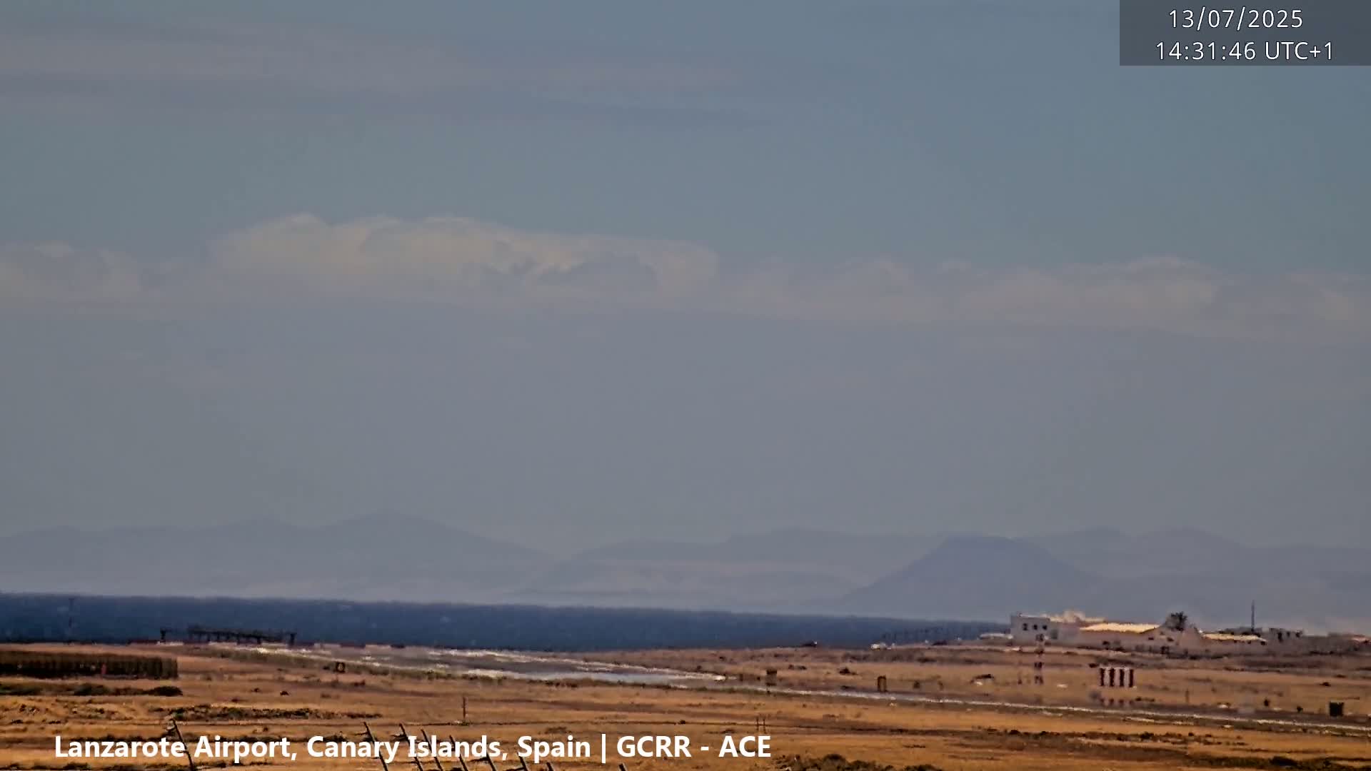 Lanzarote Airport from Inside Live Cam ACE/GCRR - Las Palmas , Canary Islands ,  Spain