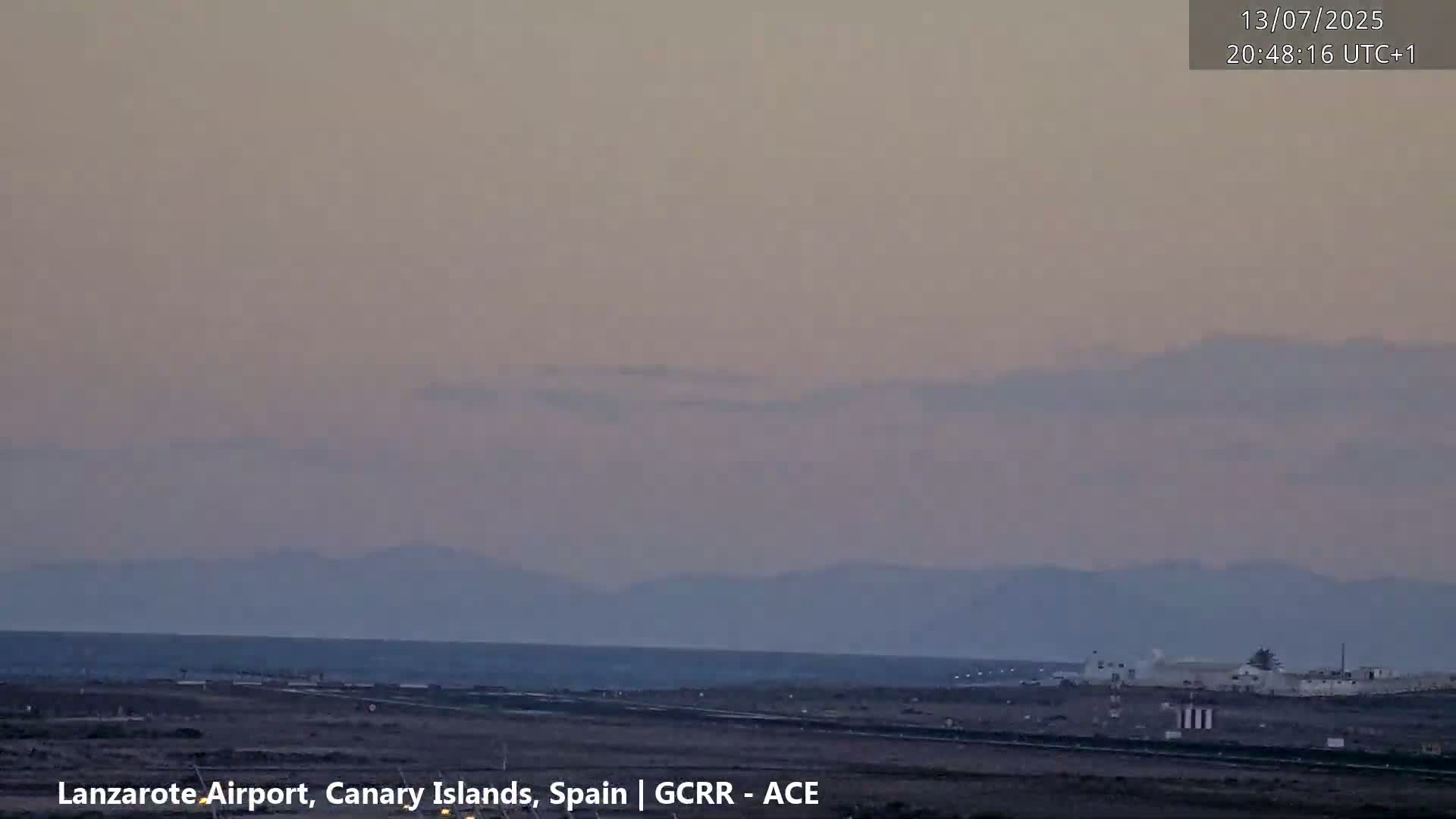 Lanzarote Airport from Inside Live Cam ACE/GCRR - Las Palmas , Canary Islands ,  Spain
