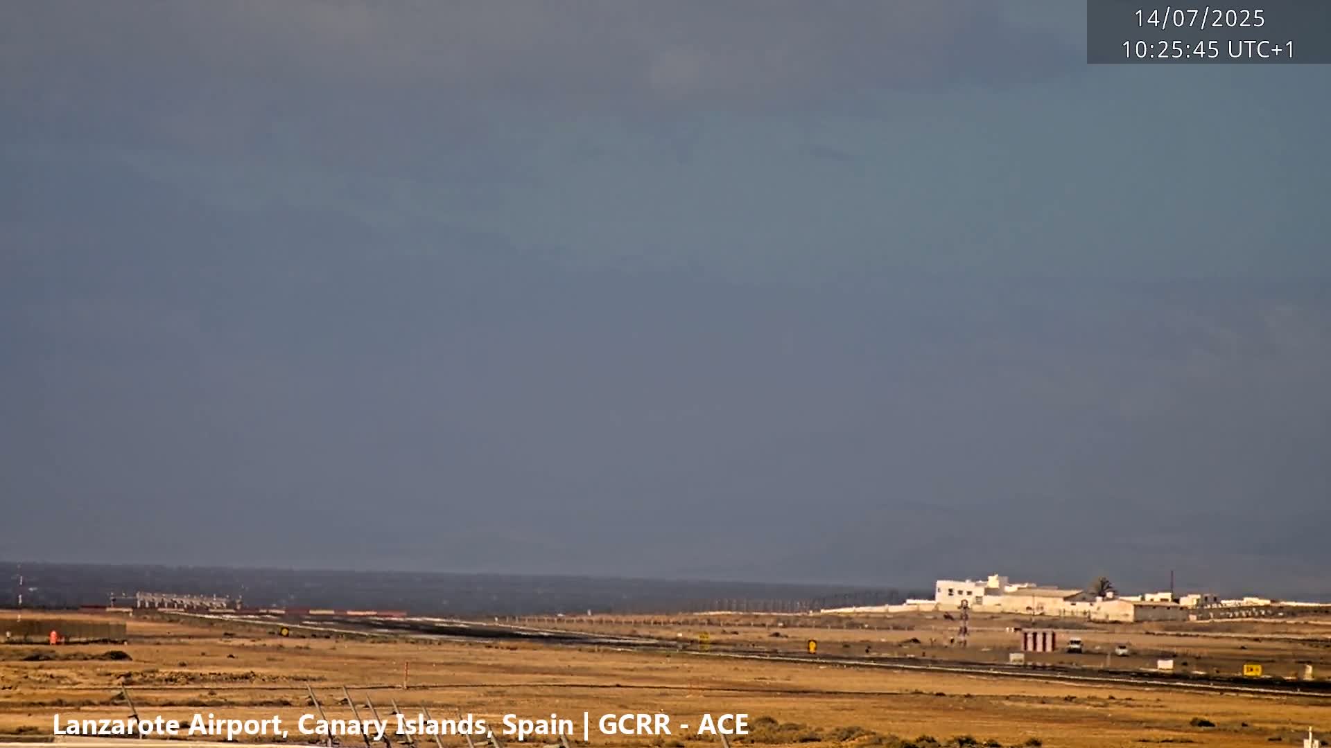 Lanzarote Airport from Inside Live Cam ACE/GCRR - Las Palmas , Canary Islands ,  Spain