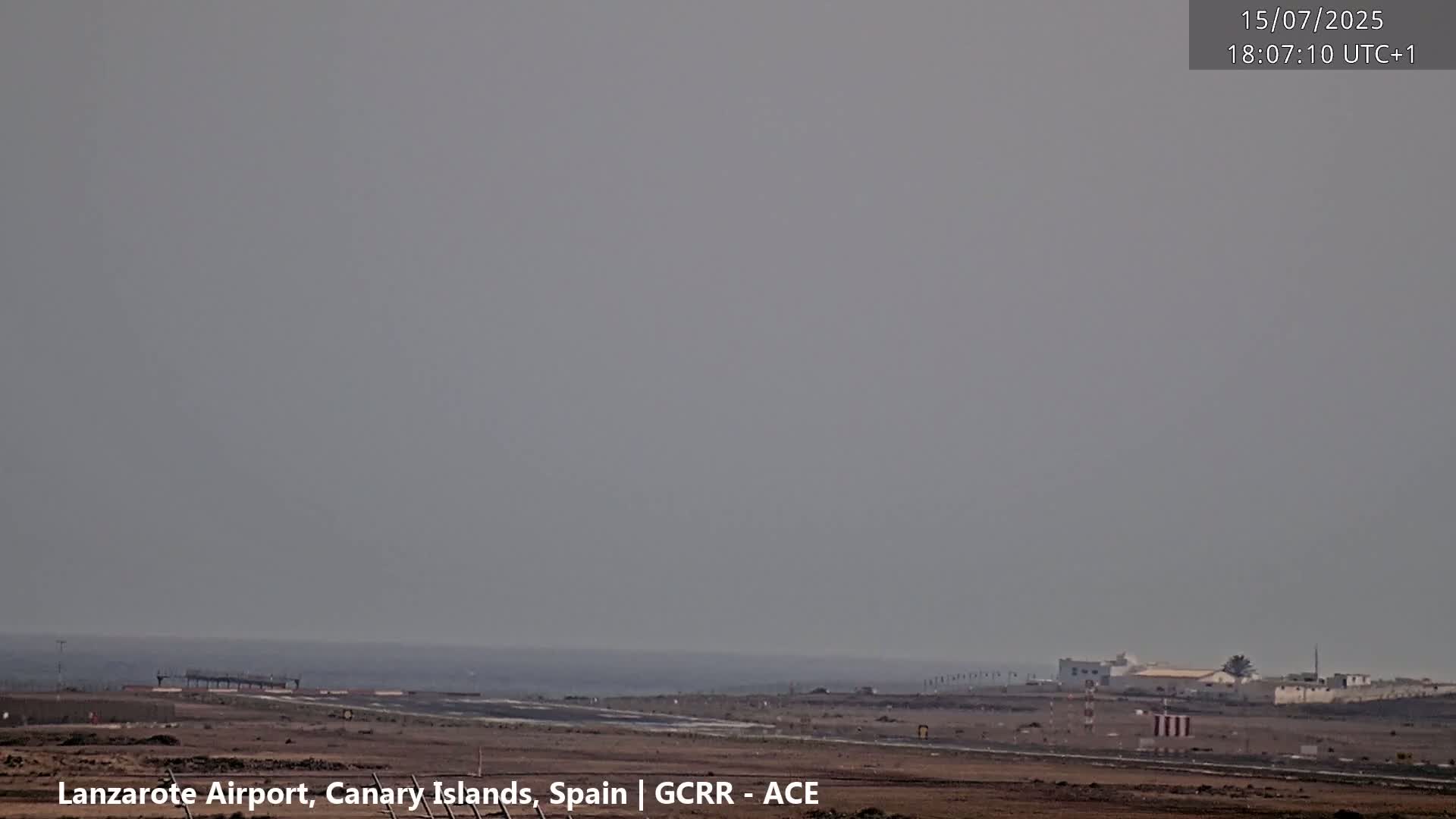 Lanzarote Airport from Inside Live Cam ACE/GCRR - Las Palmas , Canary Islands ,  Spain