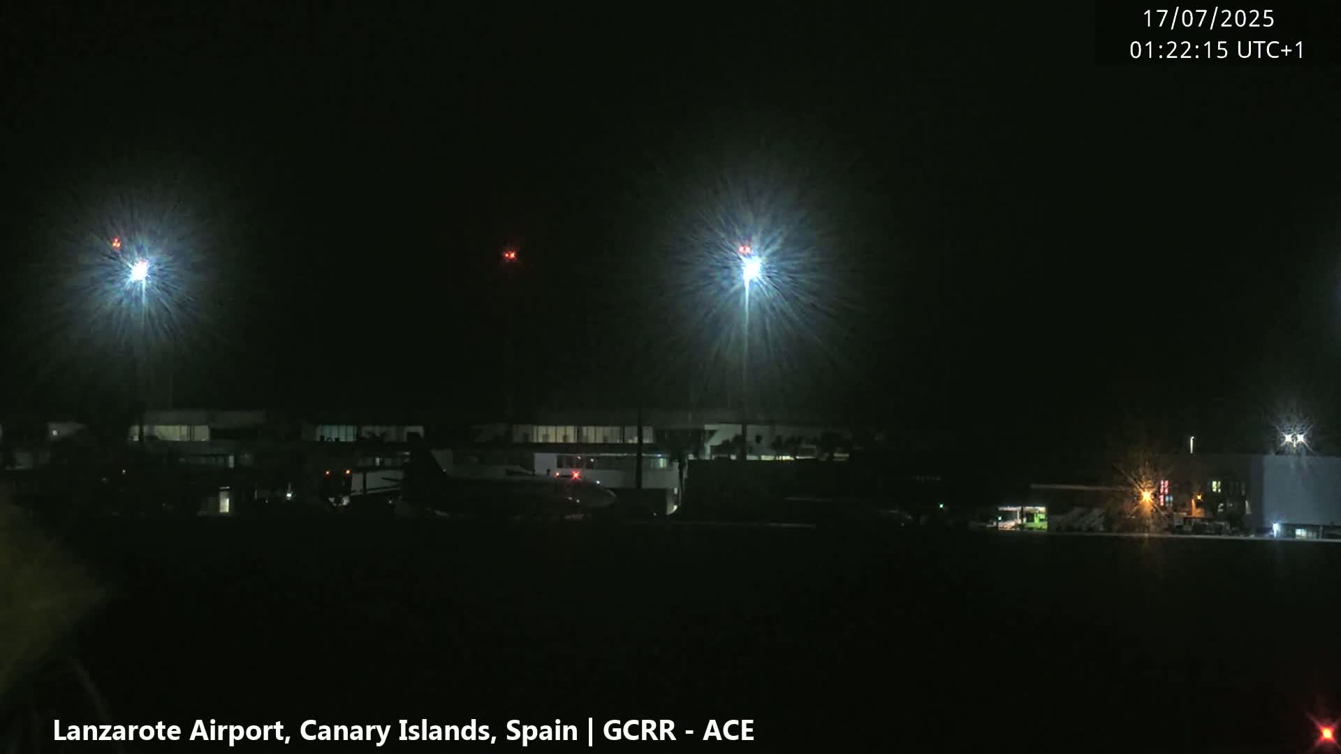 Lanzarote Airport from Inside Live Cam ACE/GCRR - Las Palmas , Canary Islands ,  Spain