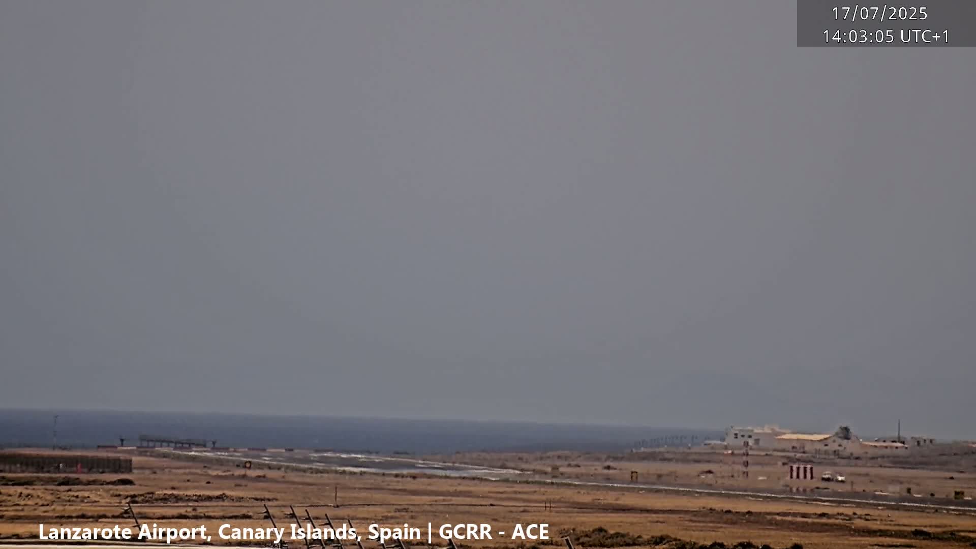 Lanzarote Airport from Inside Live Cam ACE/GCRR - Las Palmas , Canary Islands ,  Spain