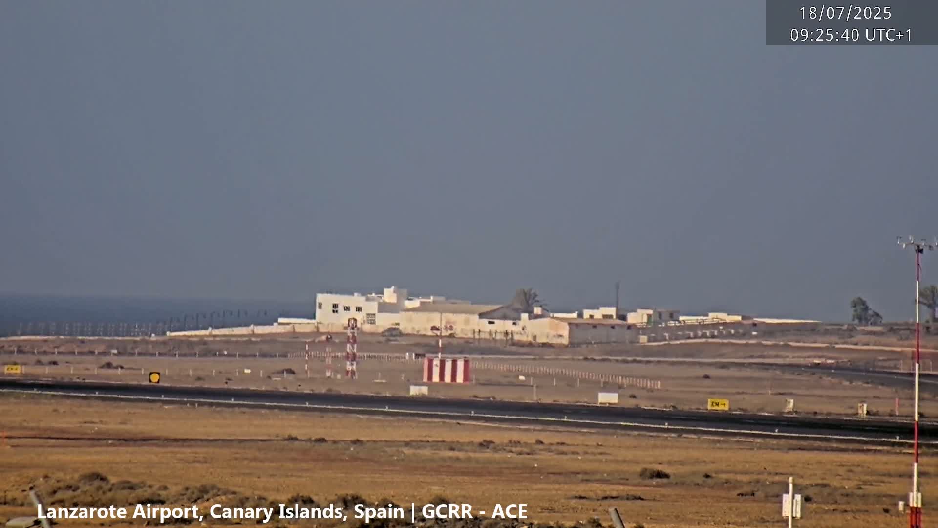 Lanzarote Airport from Inside Live Cam ACE/GCRR - Las Palmas , Canary Islands ,  Spain