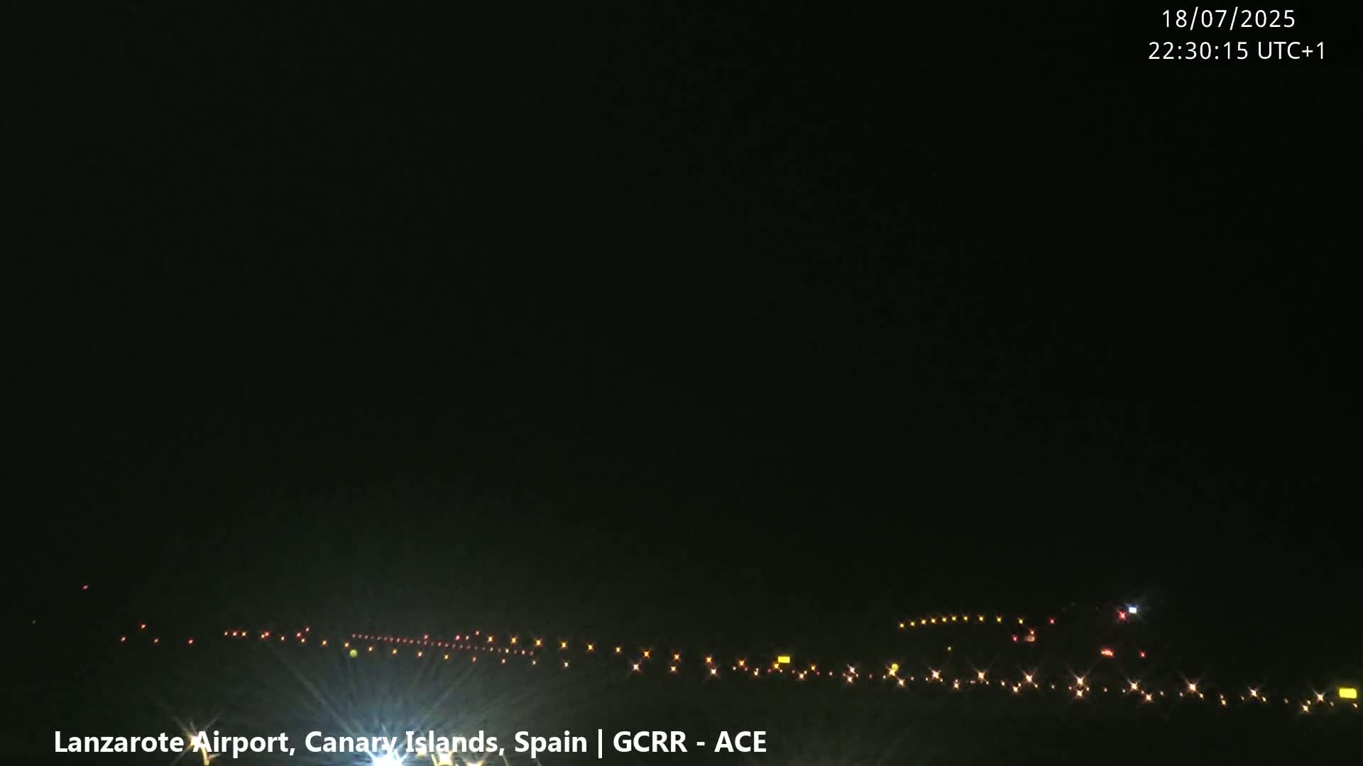Lanzarote Airport from Inside Live Cam ACE/GCRR - Las Palmas , Canary Islands ,  Spain