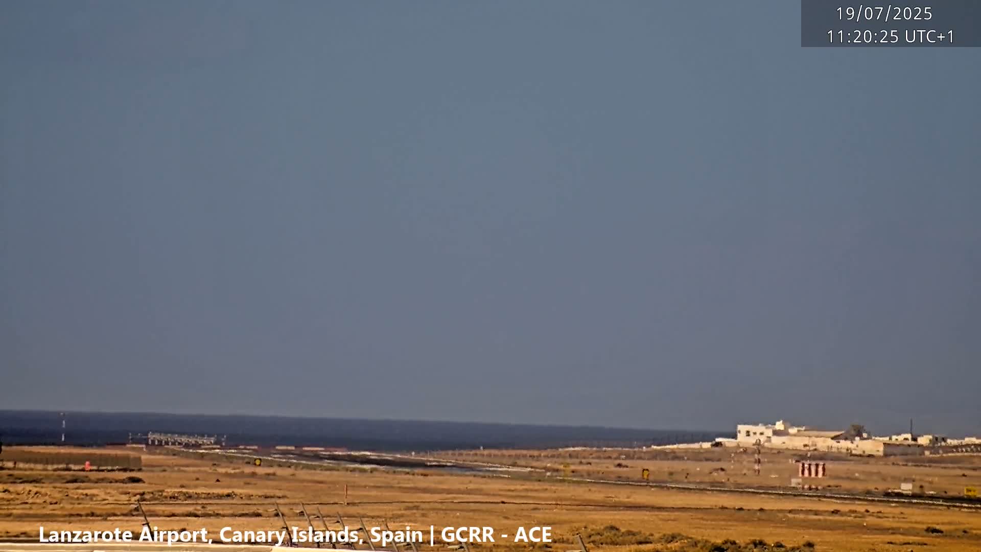Lanzarote Airport from Inside Live Cam ACE/GCRR - Las Palmas , Canary Islands ,  Spain