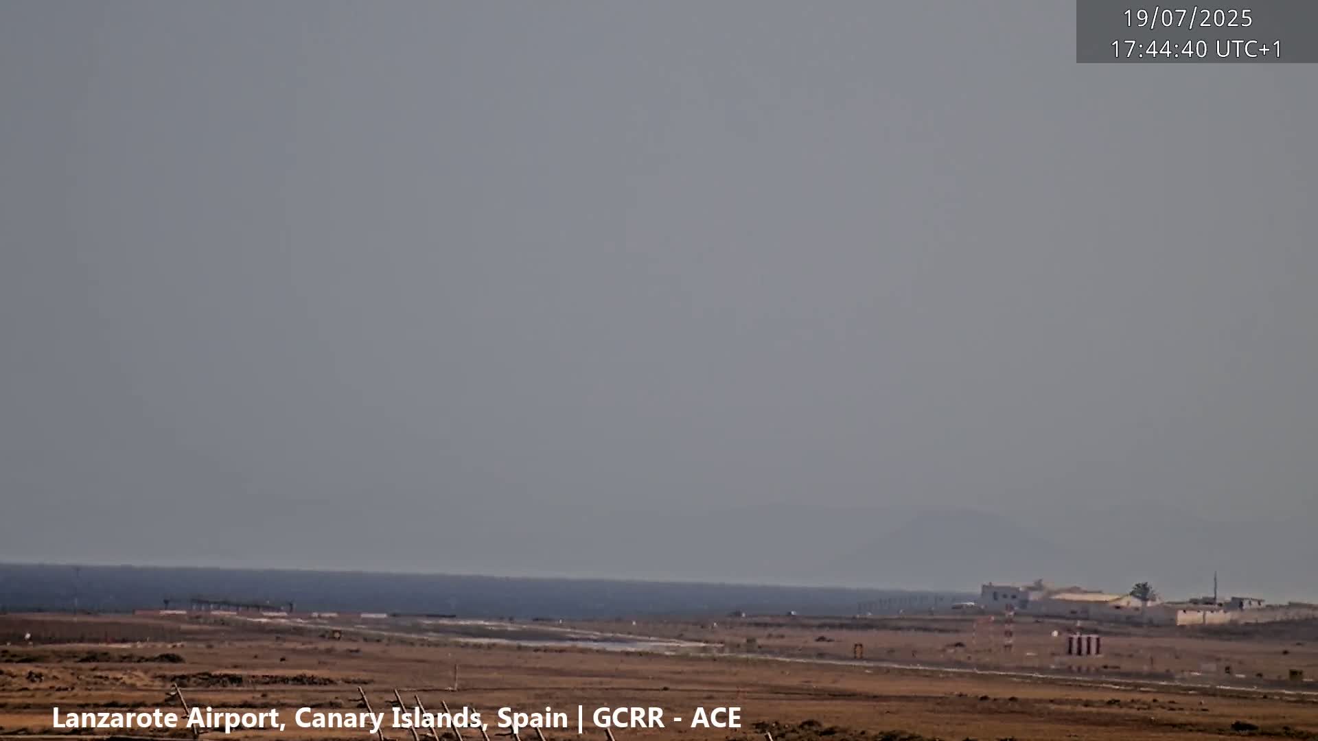 Lanzarote Airport from Inside Live Cam ACE/GCRR - Las Palmas , Canary Islands ,  Spain