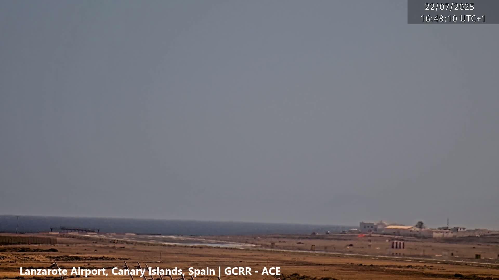 Lanzarote Airport from Inside Live Cam ACE/GCRR - Las Palmas , Canary Islands ,  Spain