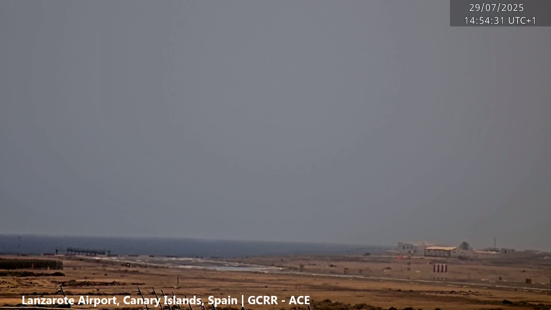 Lanzarote Airport from Inside Live Cam ACE/GCRR - Las Palmas , Canary Islands ,  Spain