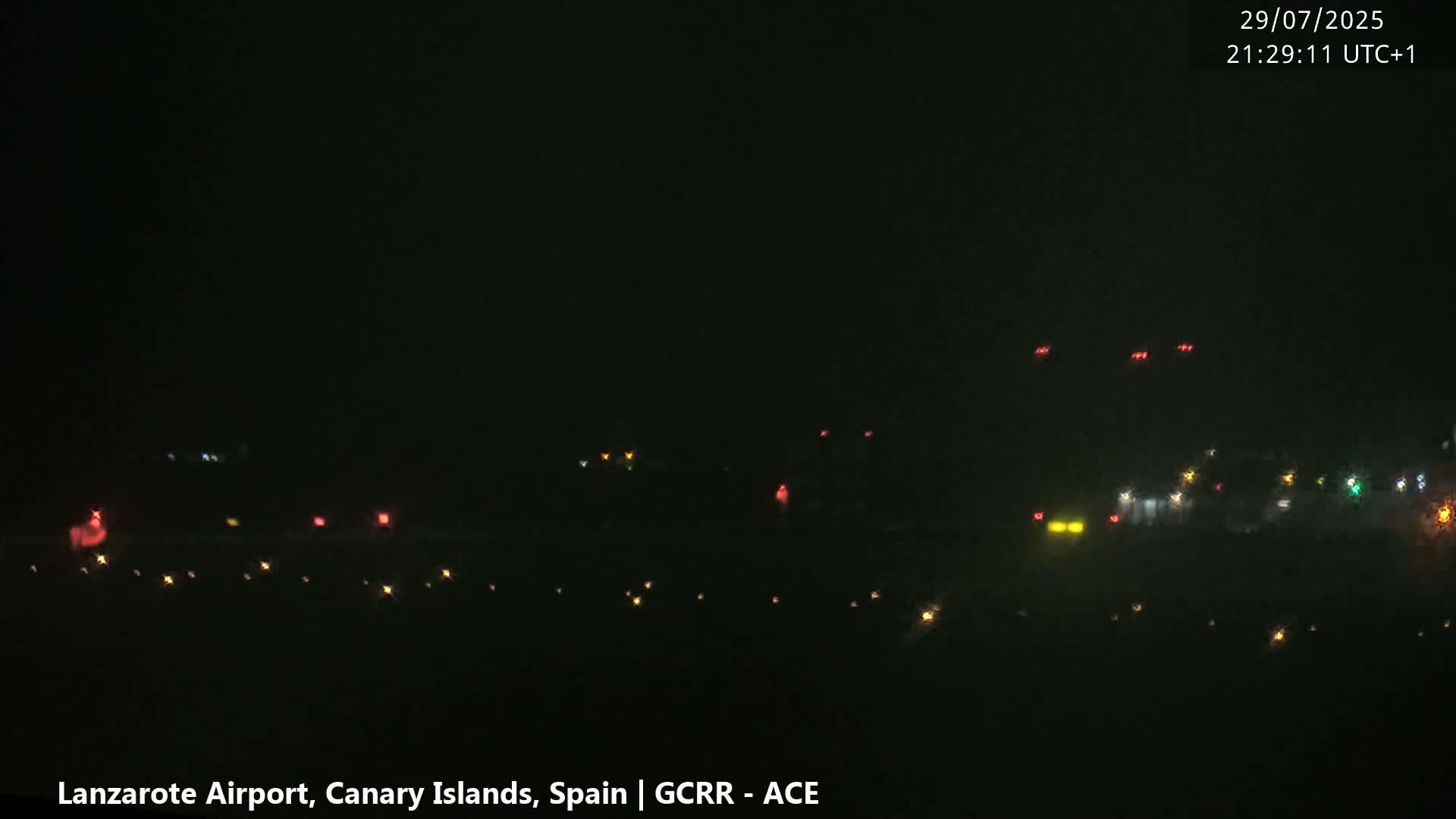 Lanzarote Airport from Inside Live Cam ACE/GCRR - Las Palmas , Canary Islands ,  Spain