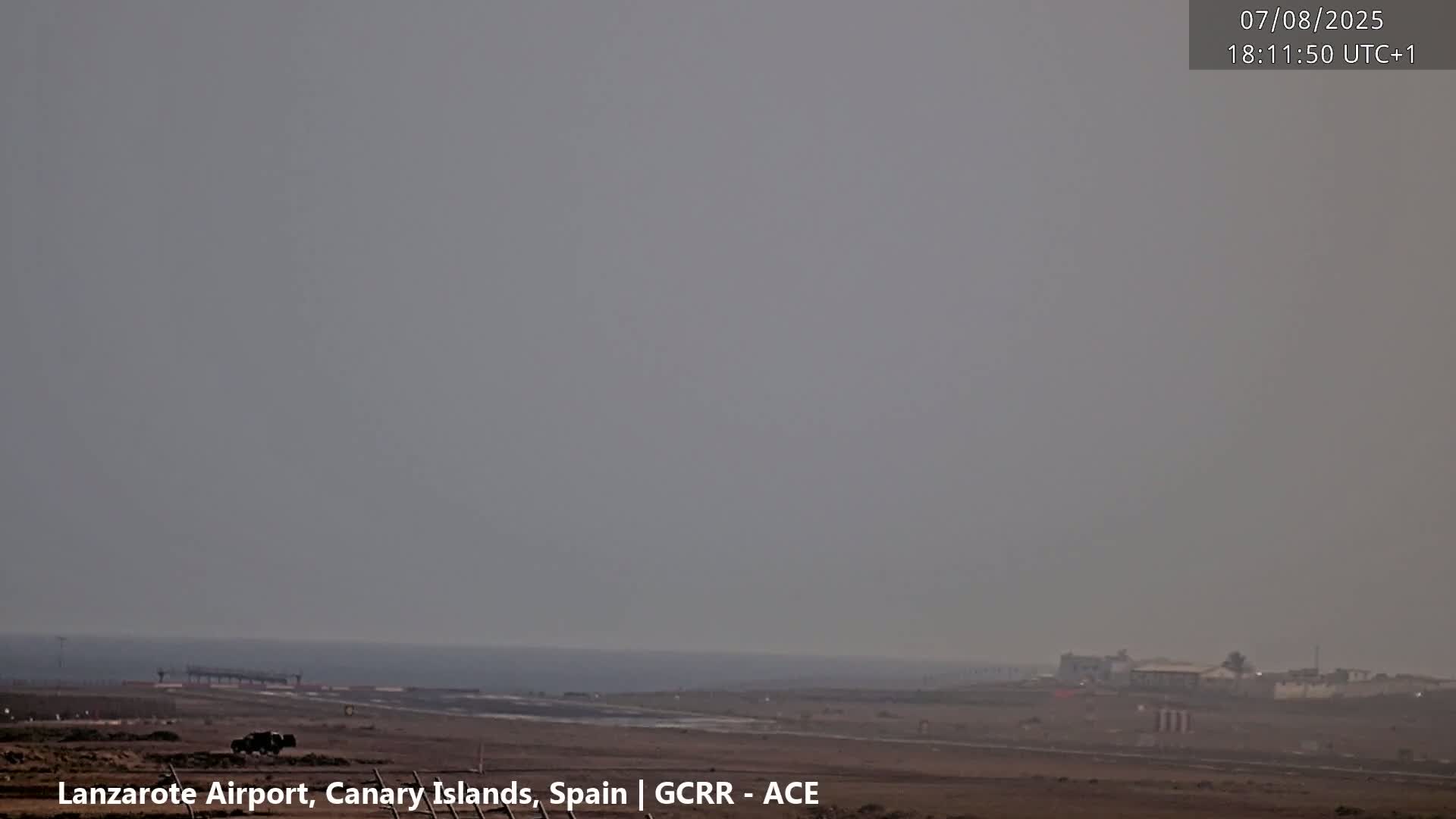 Lanzarote Airport from Inside Live Cam ACE/GCRR - Las Palmas , Canary Islands ,  Spain