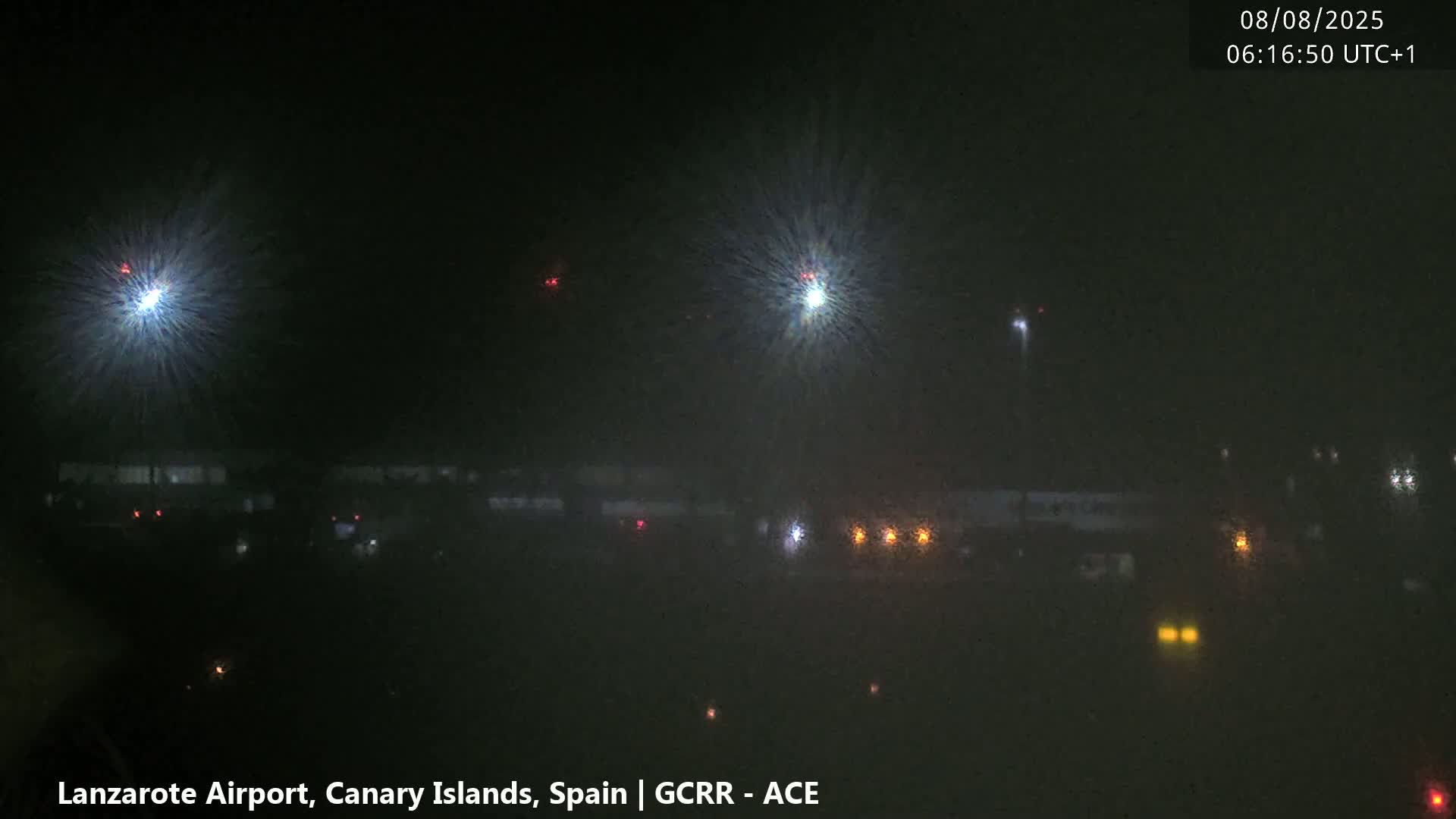 Lanzarote Airport from Inside Live Cam ACE/GCRR - Las Palmas , Canary Islands ,  Spain