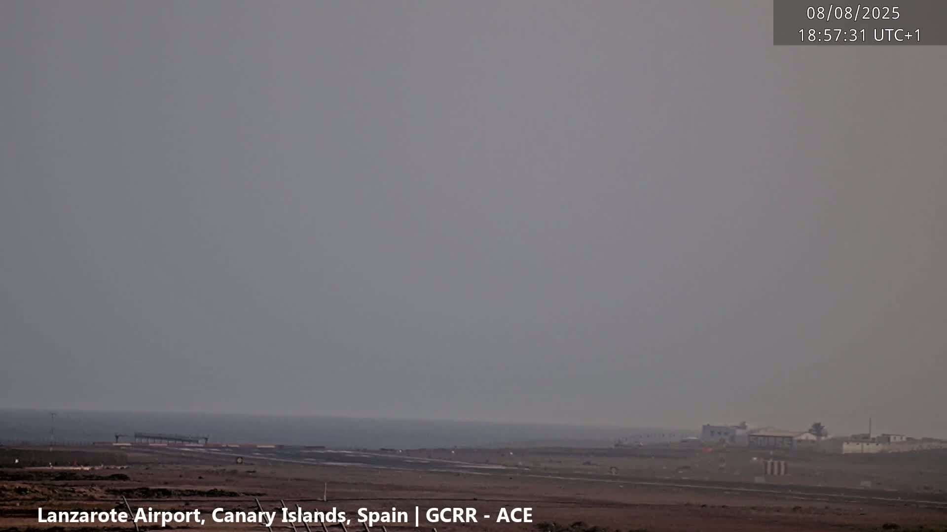 Lanzarote Airport from Inside Live Cam ACE/GCRR - Las Palmas , Canary Islands ,  Spain