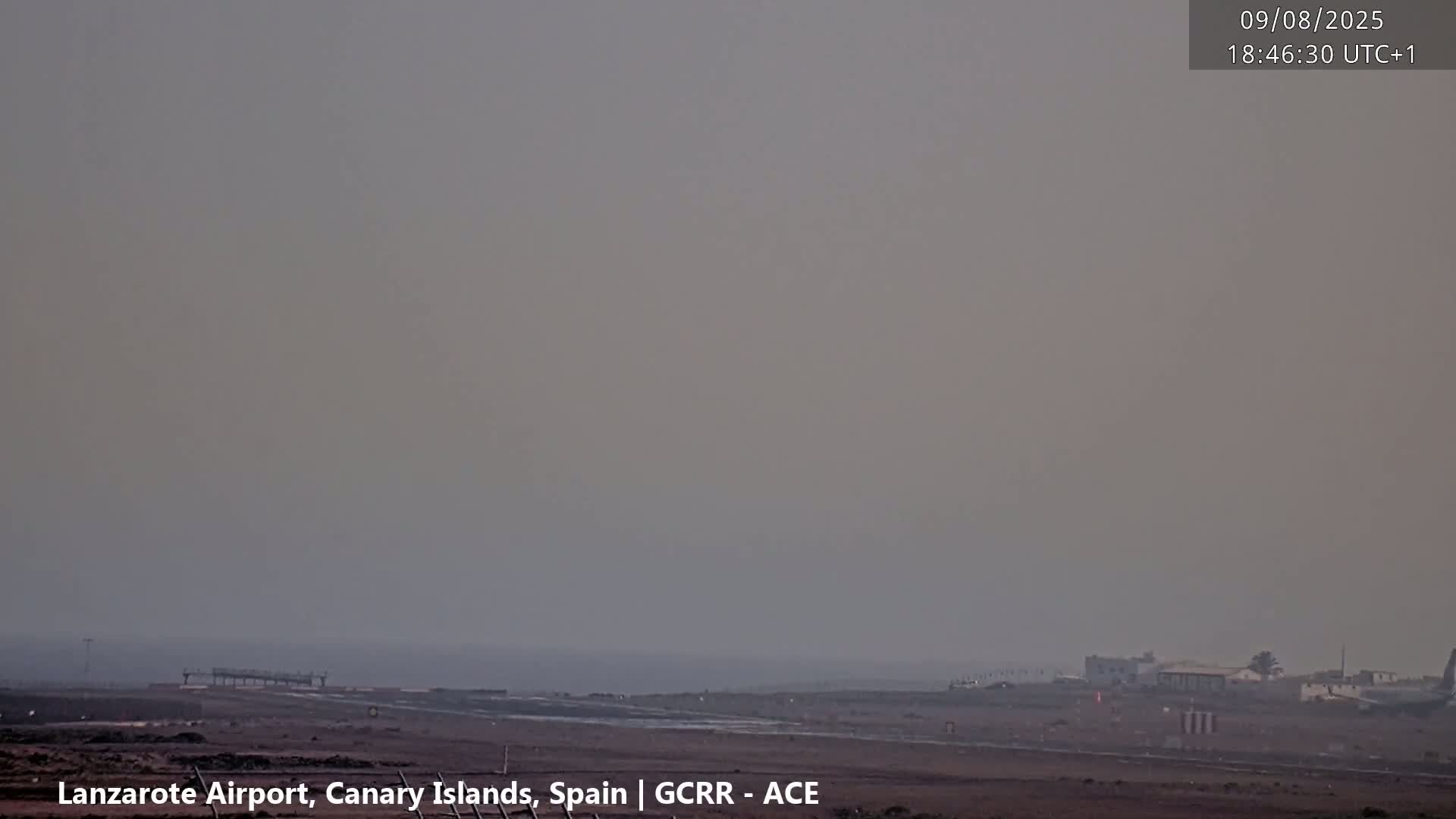 Lanzarote Airport from Inside Live Cam ACE/GCRR - Las Palmas , Canary Islands ,  Spain