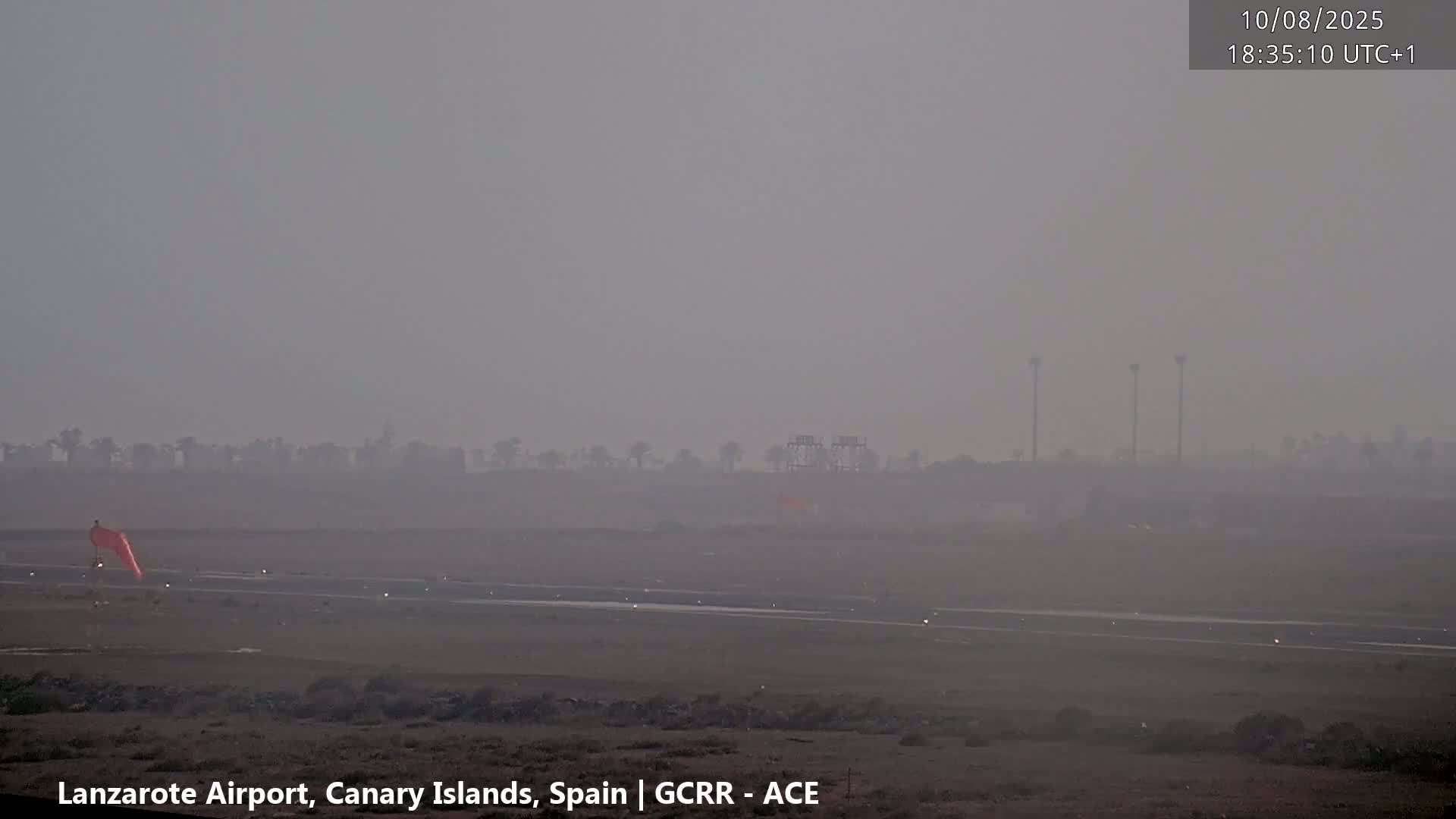 Lanzarote Airport from Inside Live Cam ACE/GCRR - Las Palmas , Canary Islands ,  Spain