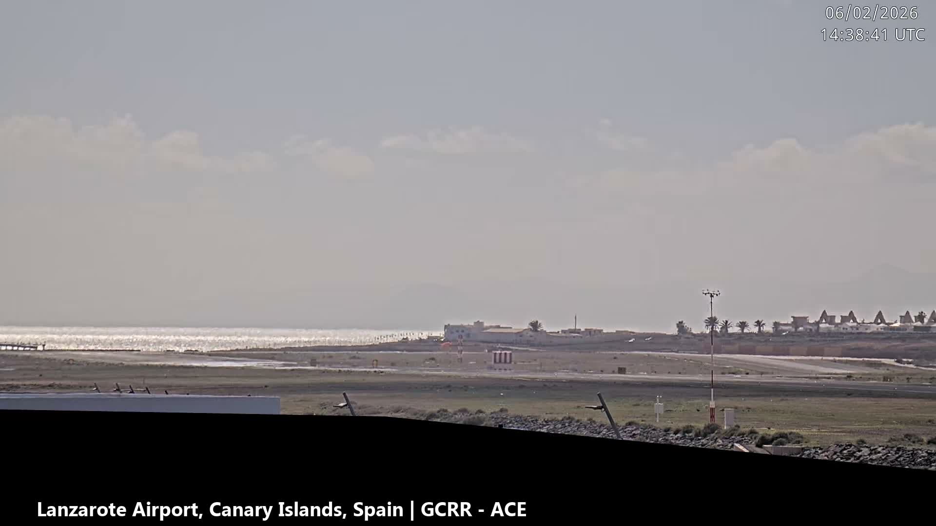 Lanzarote Airport from Inside Live Cam ACE/GCRR - Las Palmas , Canary Islands ,  Spain