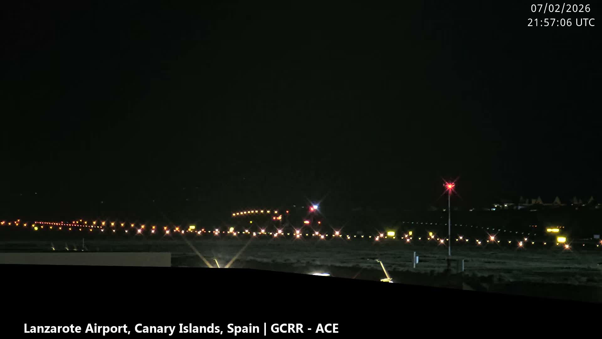 Lanzarote Airport from Inside Live Cam ACE/GCRR - Las Palmas , Canary Islands ,  Spain