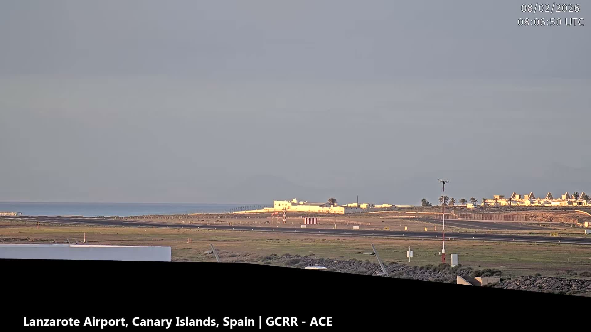 Lanzarote Airport from Inside Live Cam ACE/GCRR - Las Palmas , Canary Islands ,  Spain