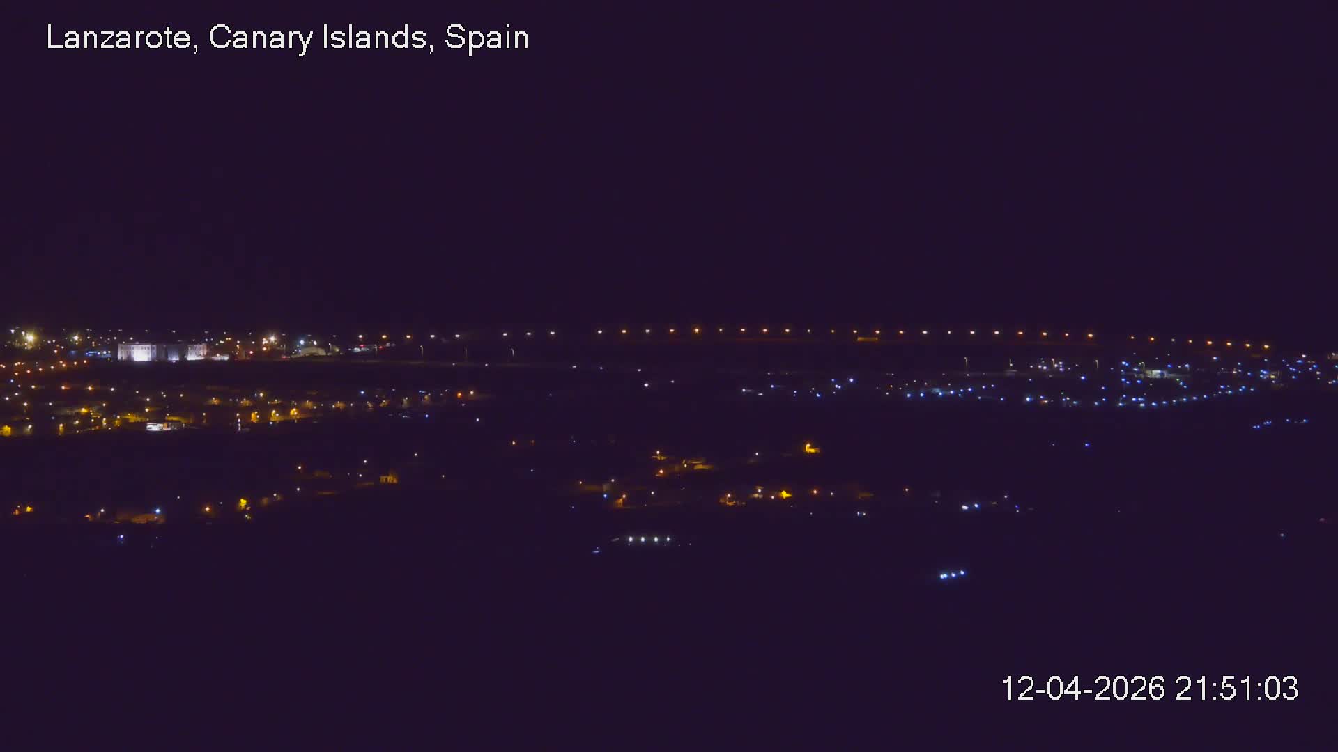 Lanzarote Airport from Inside Live Cam ACE/GCRR - Las Palmas , Canary Islands ,  Spain