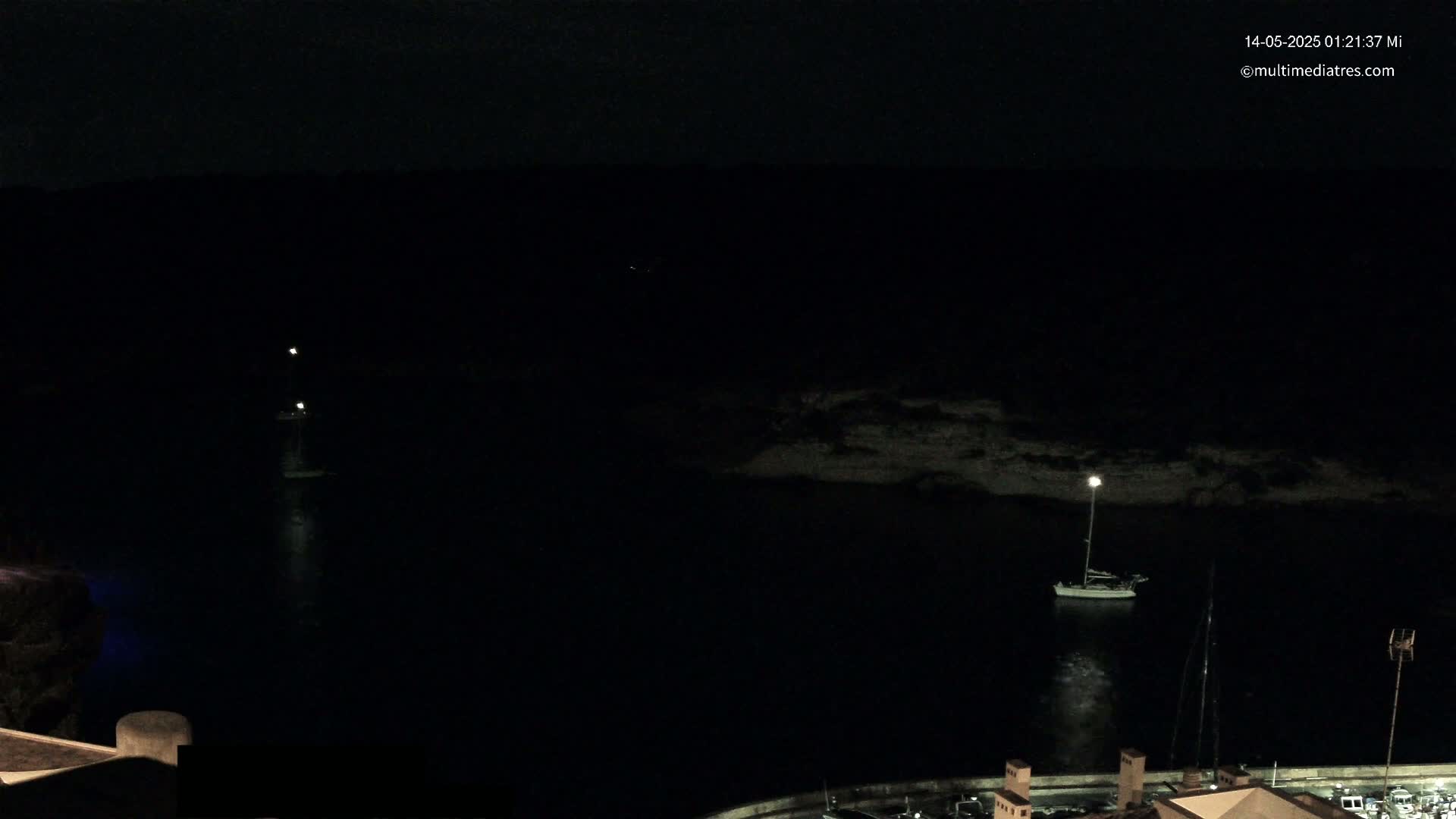 Cala Portal Vells Bay from Sol de Mallorca Live Cam - Mallorca, Balearic Islands, Spain