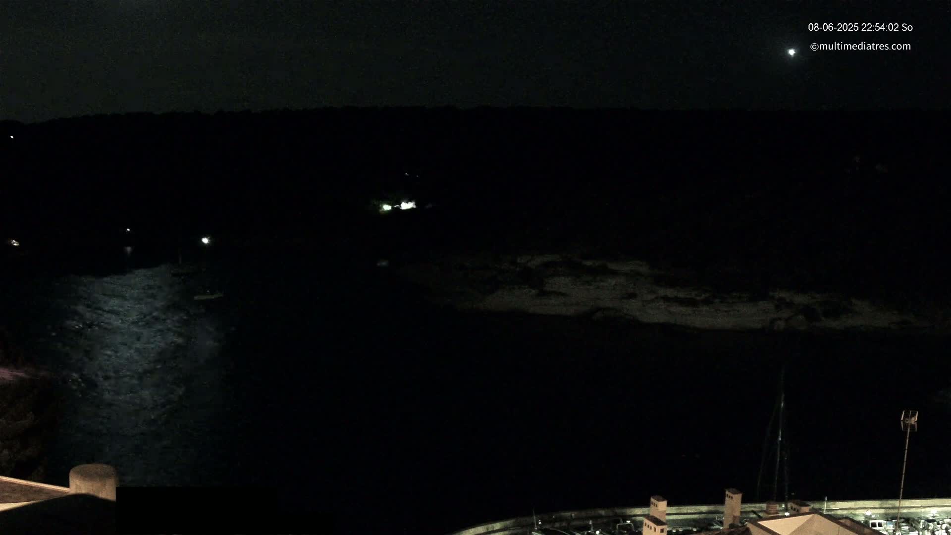 Cala Portal Vells Bay from Sol de Mallorca Live Cam - Mallorca, Balearic Islands, Spain