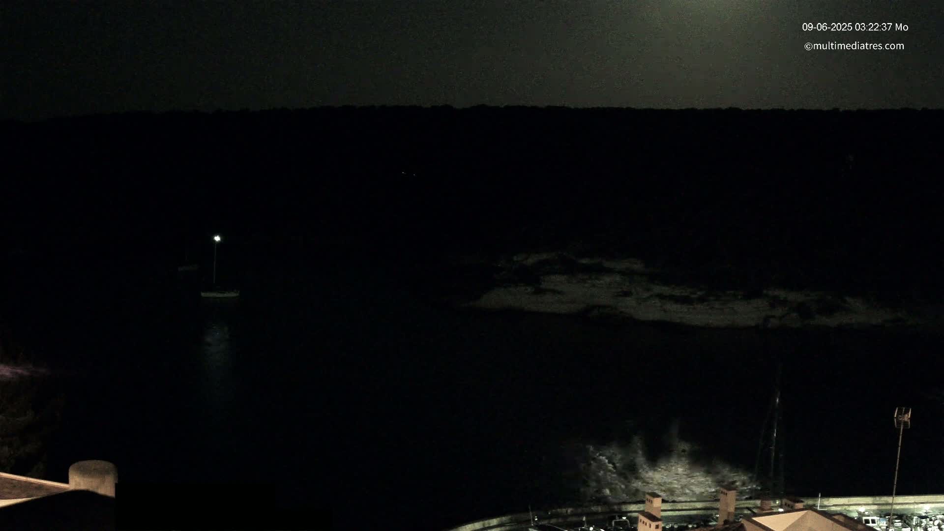 Cala Portal Vells Bay from Sol de Mallorca Live Cam - Mallorca, Balearic Islands, Spain