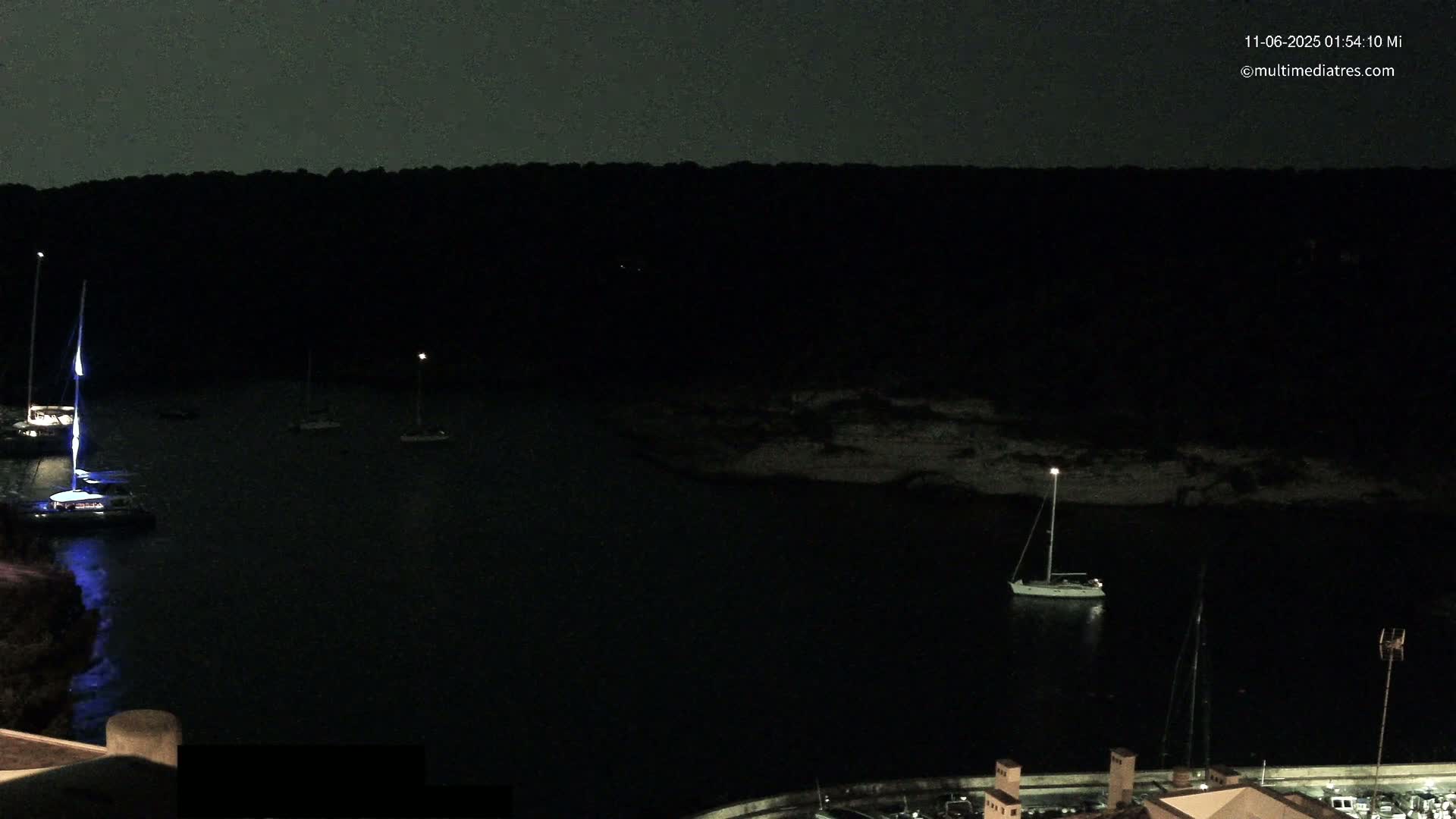 Cala Portal Vells Bay from Sol de Mallorca Live Cam - Mallorca, Balearic Islands, Spain