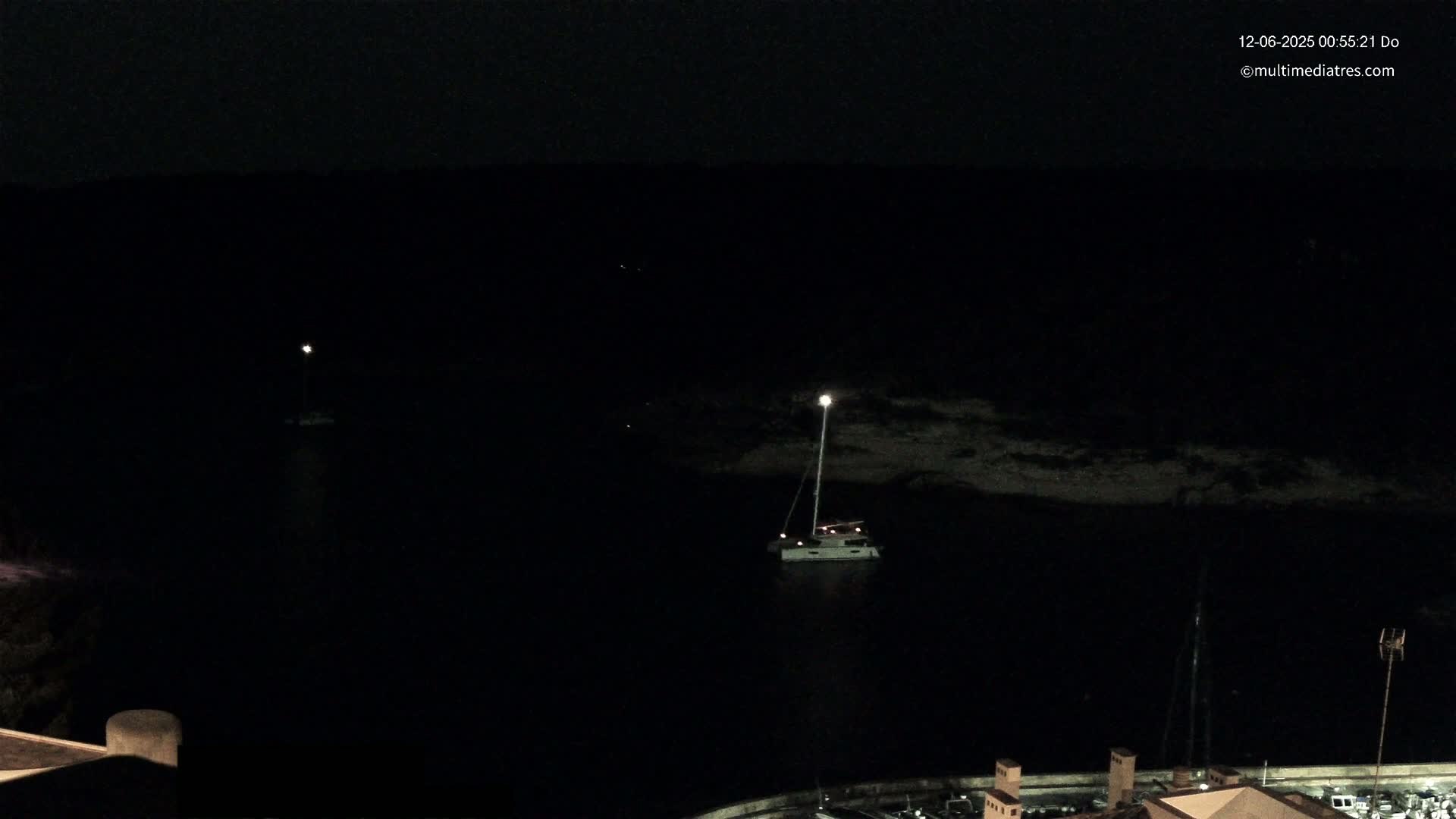 Cala Portal Vells Bay from Sol de Mallorca Live Cam - Mallorca, Balearic Islands, Spain