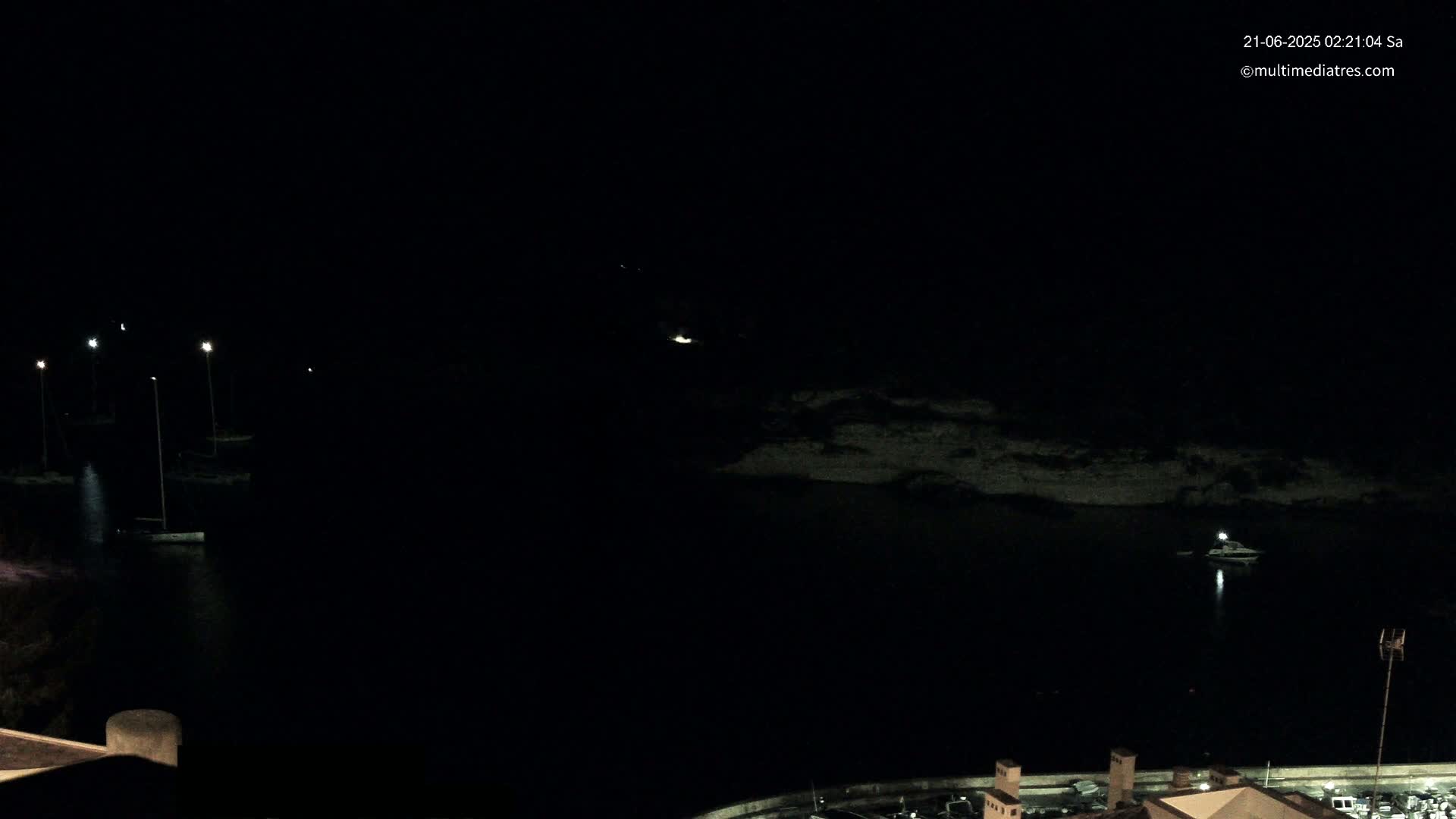 Cala Portal Vells Bay from Sol de Mallorca Live Cam - Mallorca, Balearic Islands, Spain