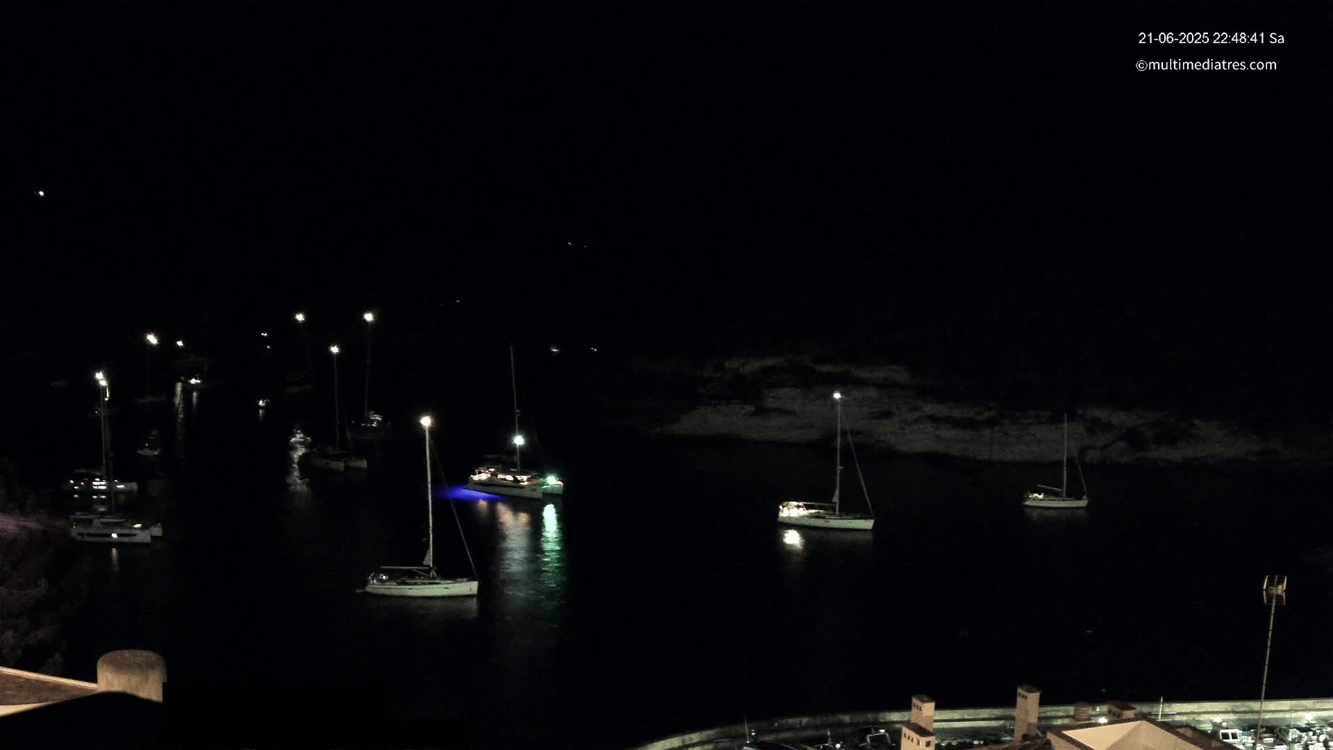 Cala Portal Vells Bay from Sol de Mallorca Live Cam - Mallorca, Balearic Islands, Spain