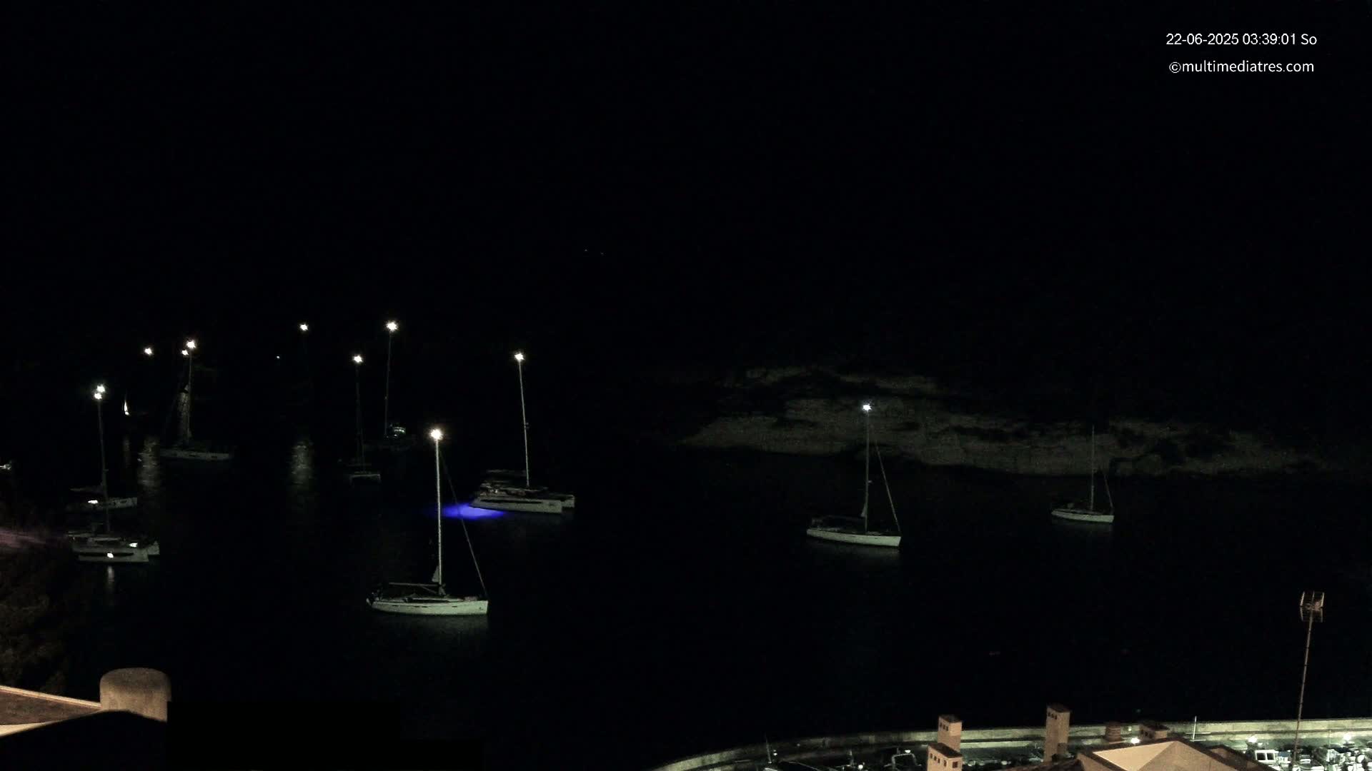 Cala Portal Vells Bay from Sol de Mallorca Live Cam - Mallorca, Balearic Islands, Spain