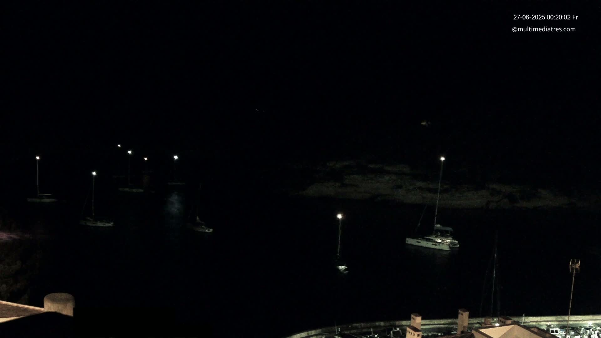 Cala Portal Vells Bay from Sol de Mallorca Live Cam - Mallorca, Balearic Islands, Spain