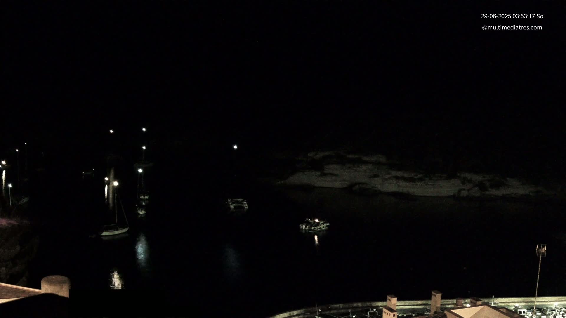 Cala Portal Vells Bay from Sol de Mallorca Live Cam - Mallorca, Balearic Islands, Spain