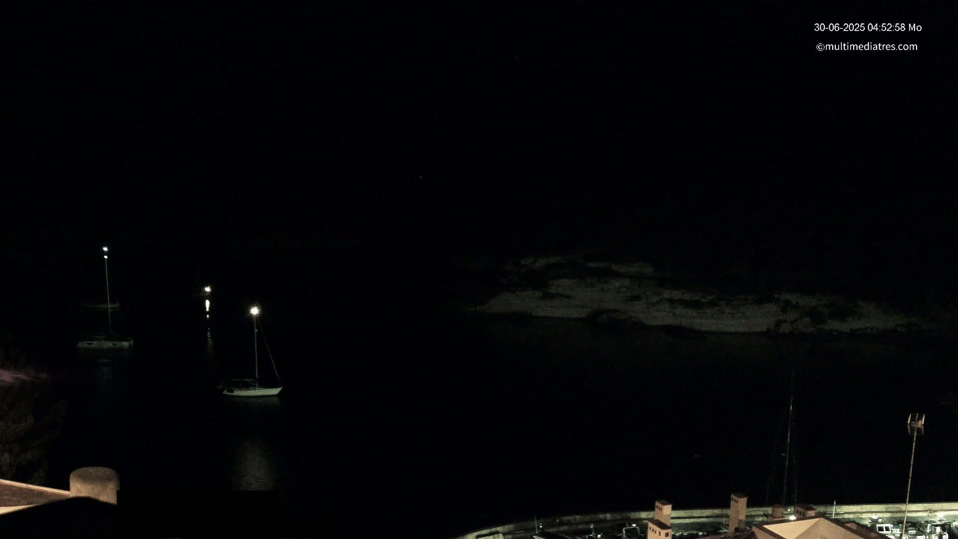Cala Portal Vells Bay from Sol de Mallorca Live Cam - Mallorca, Balearic Islands, Spain