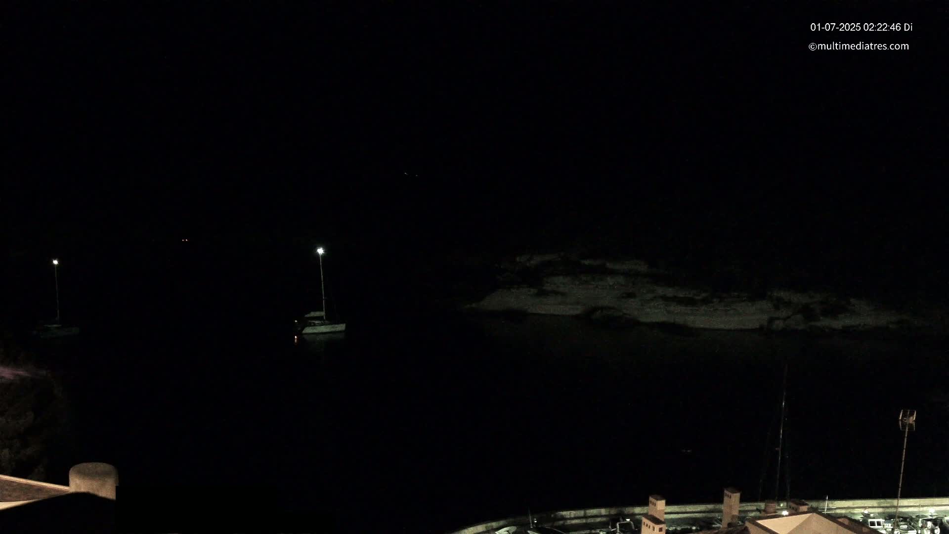 Cala Portal Vells Bay from Sol de Mallorca Live Cam - Mallorca, Balearic Islands, Spain