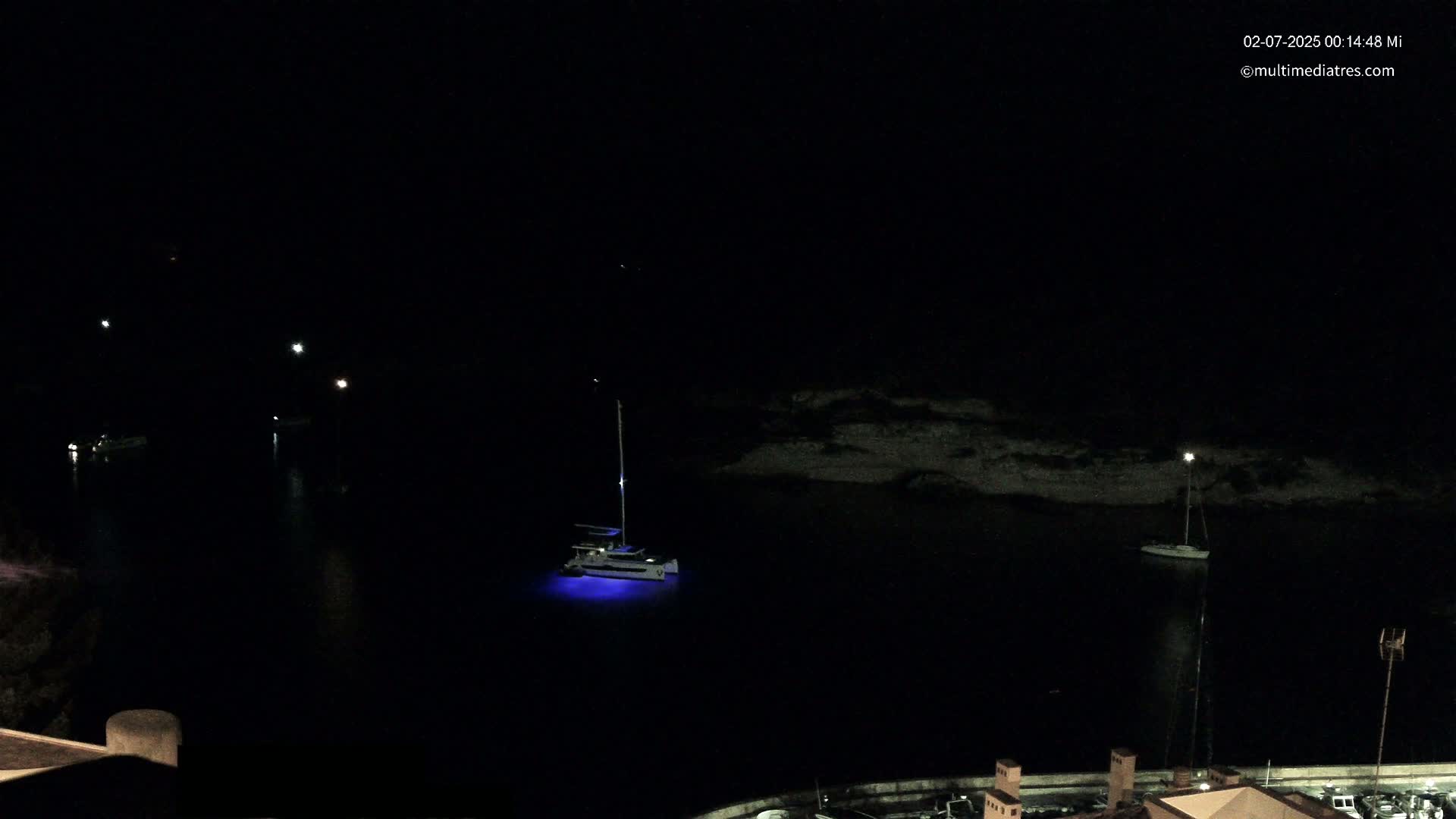 Cala Portal Vells Bay from Sol de Mallorca Live Cam - Mallorca, Balearic Islands, Spain