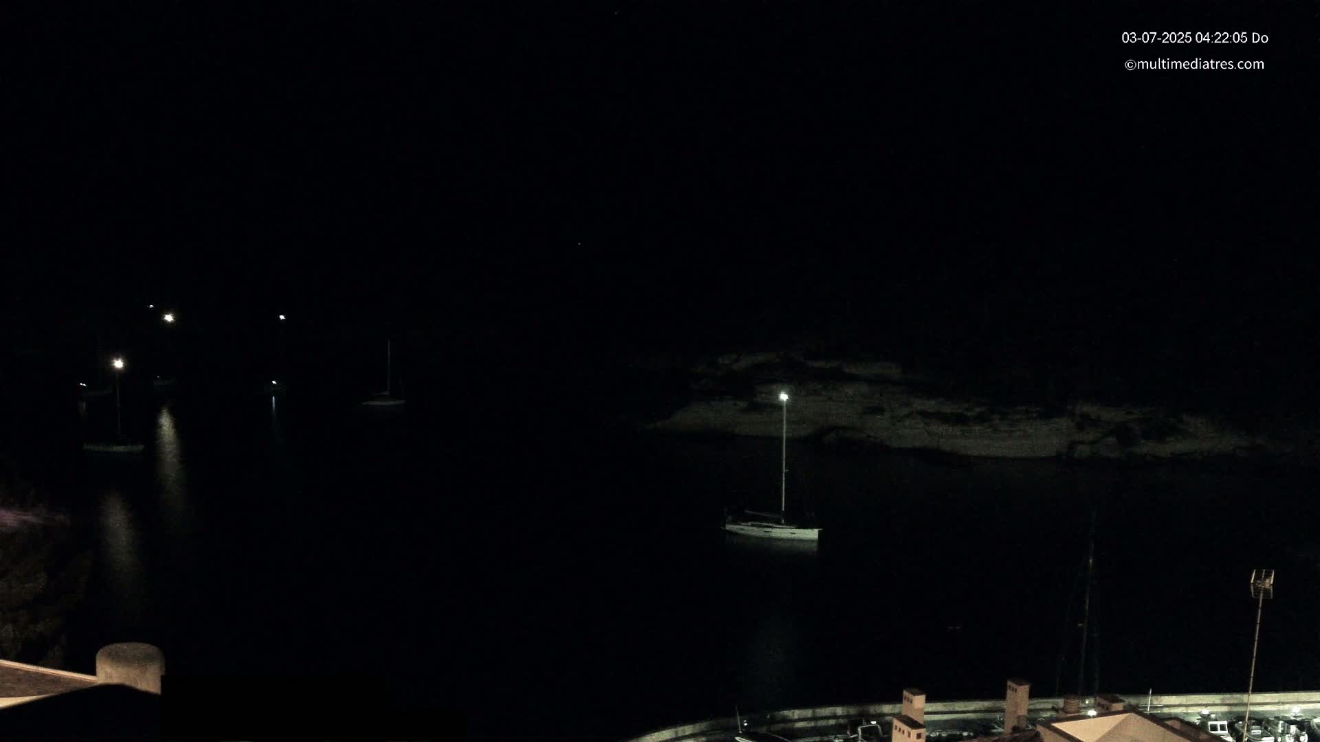 Cala Portal Vells Bay from Sol de Mallorca Live Cam - Mallorca, Balearic Islands, Spain