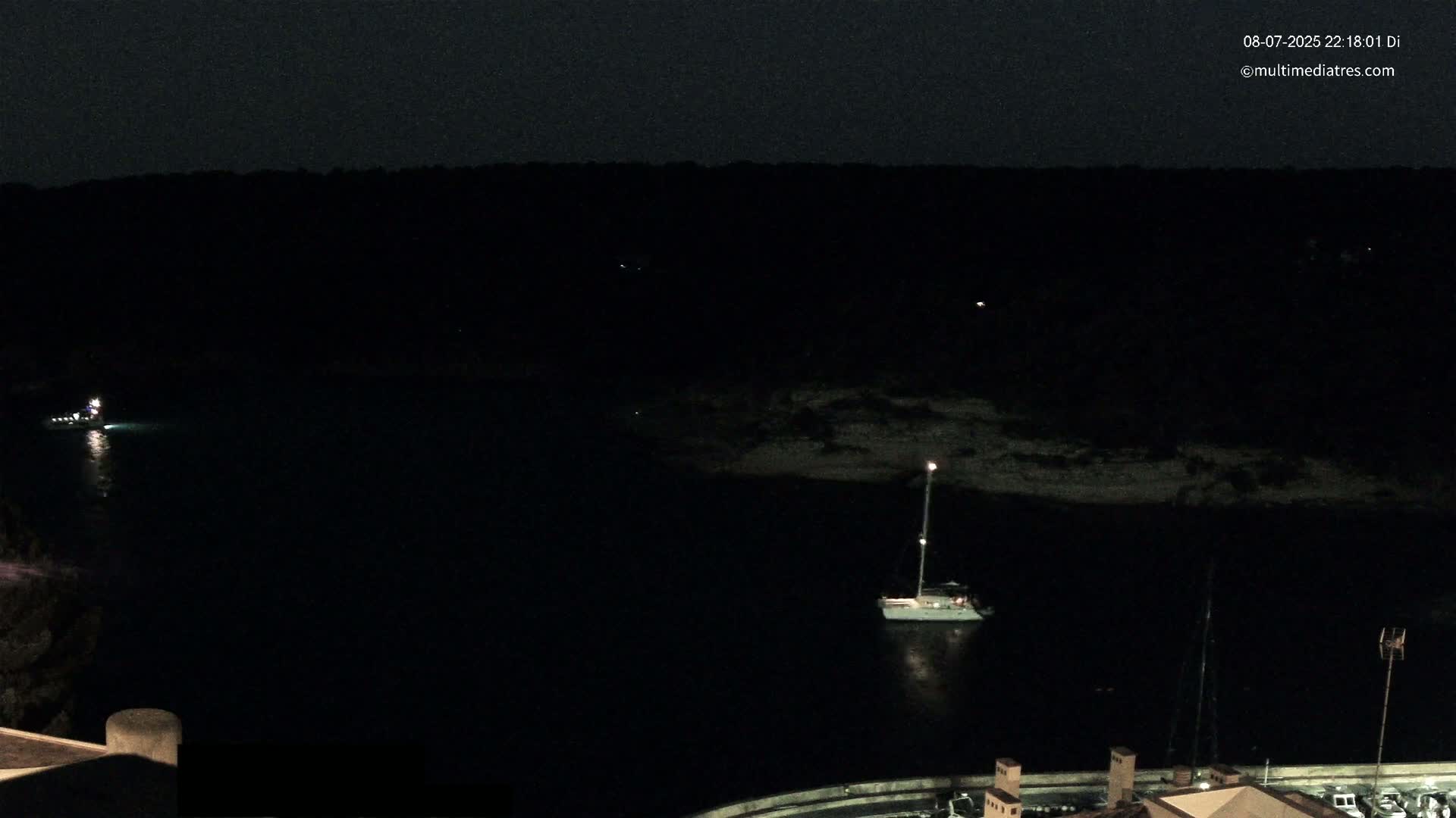 Cala Portal Vells Bay from Sol de Mallorca Live Cam - Mallorca, Balearic Islands, Spain