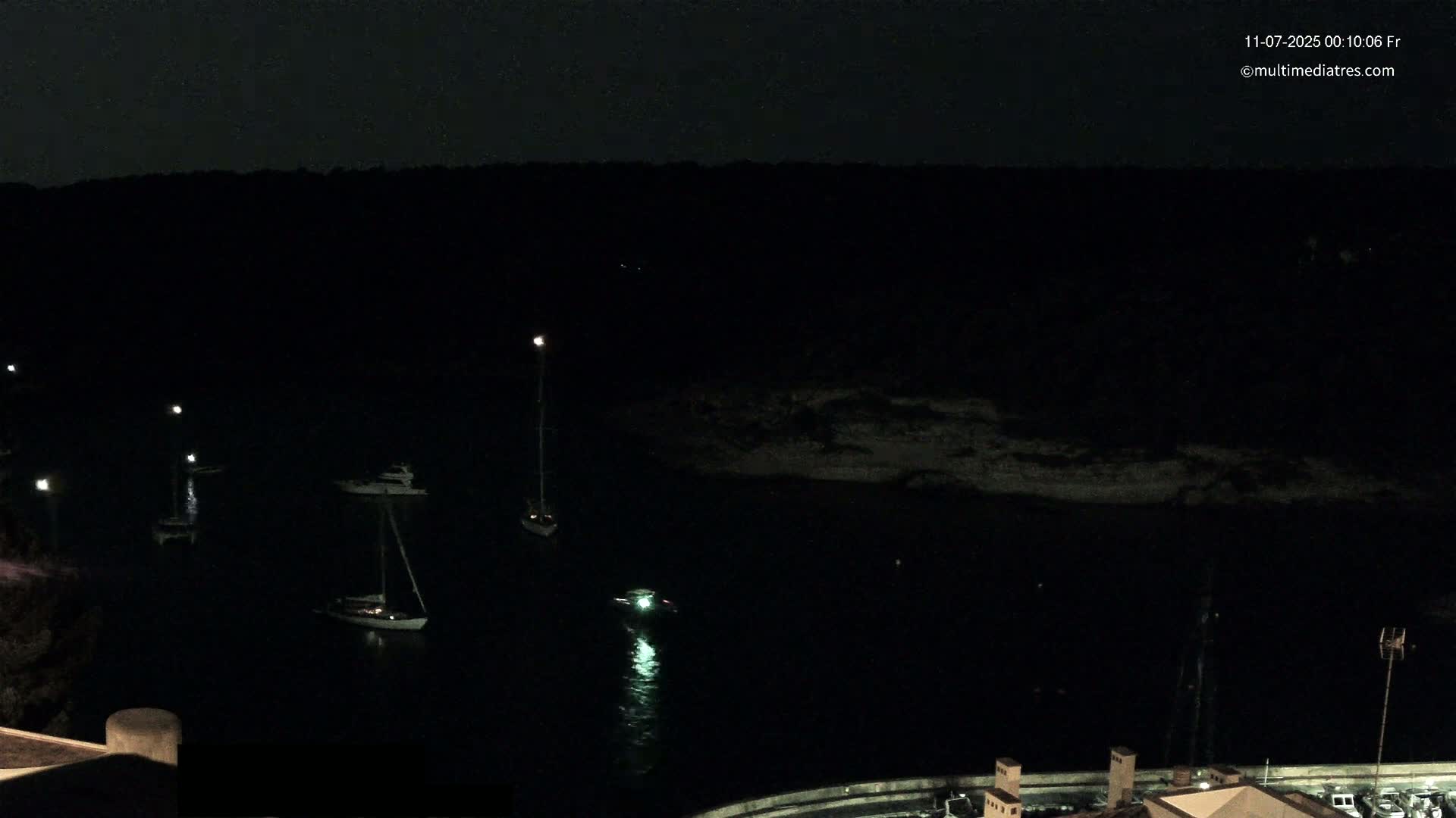 Cala Portal Vells Bay from Sol de Mallorca Live Cam - Mallorca, Balearic Islands, Spain
