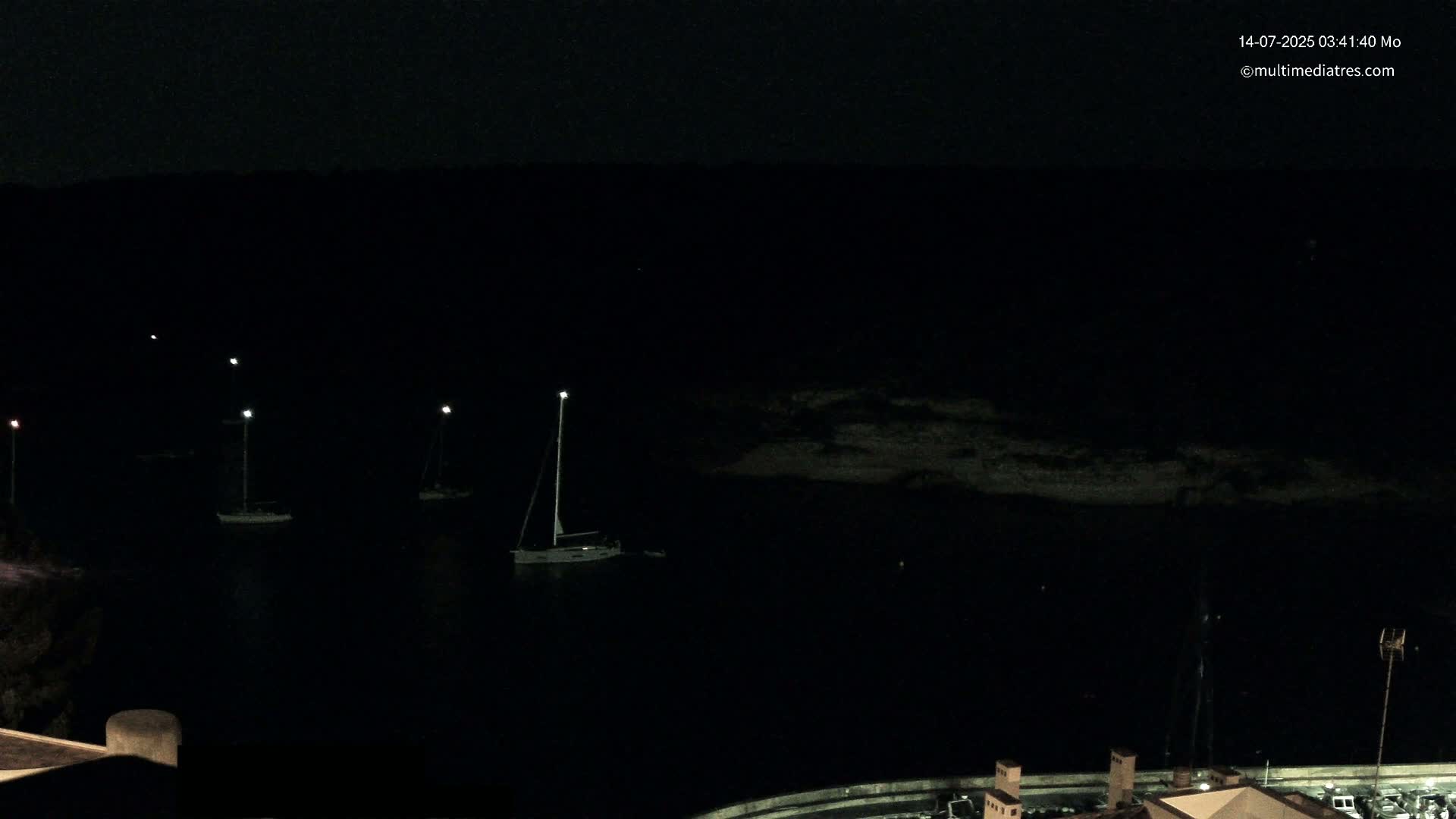 Cala Portal Vells Bay from Sol de Mallorca Live Cam - Mallorca, Balearic Islands, Spain