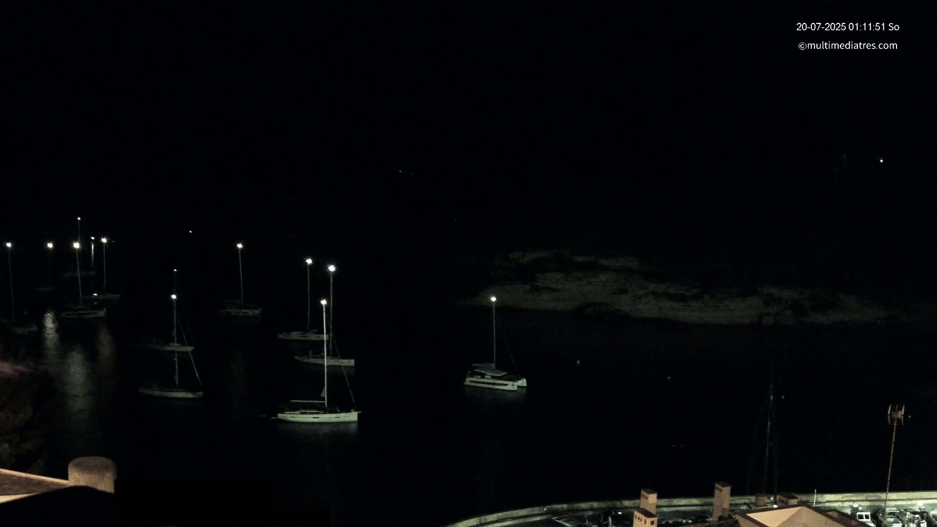Cala Portal Vells Bay from Sol de Mallorca Live Cam - Mallorca, Balearic Islands, Spain