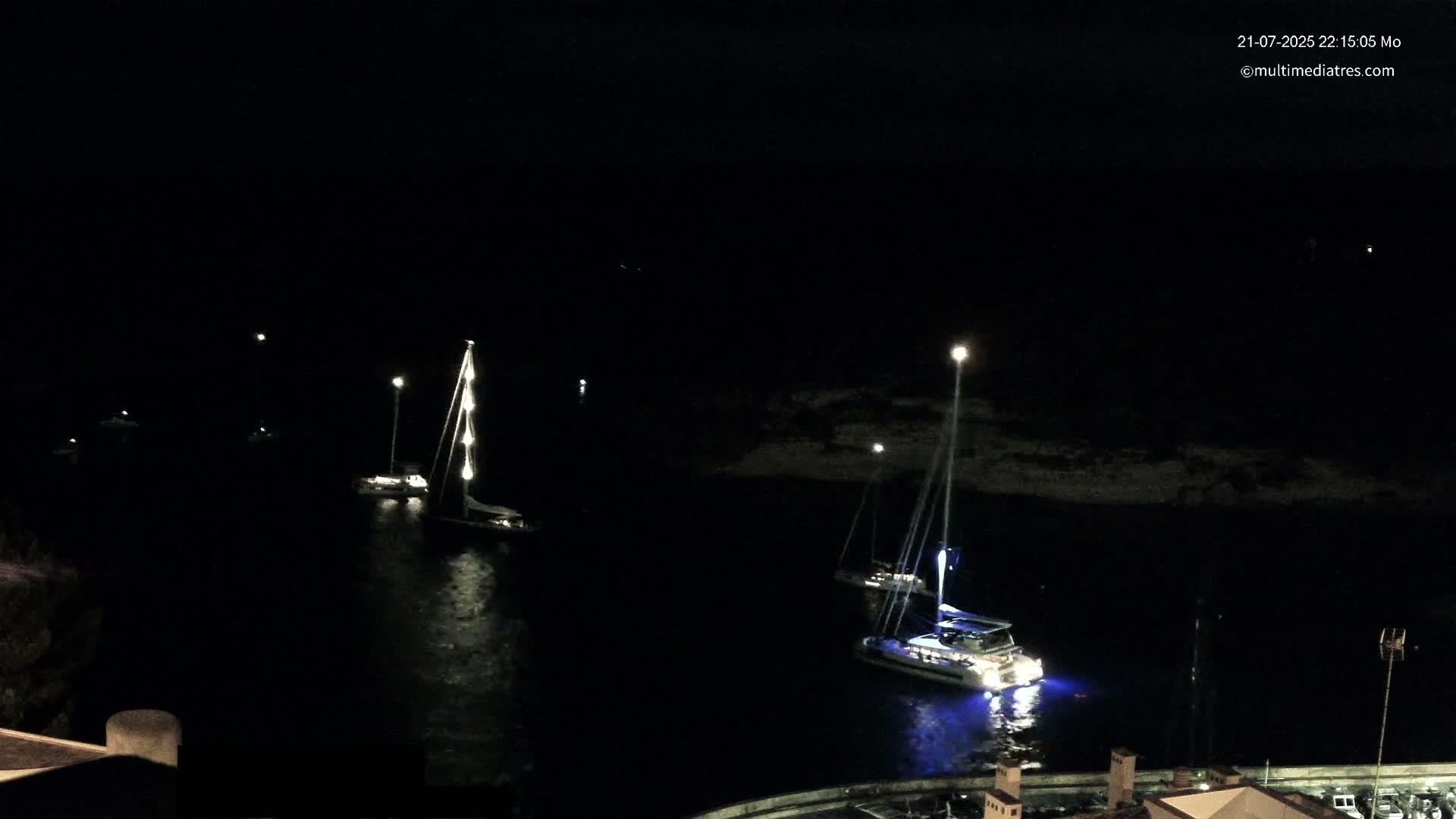 Cala Portal Vells Bay from Sol de Mallorca Live Cam - Mallorca, Balearic Islands, Spain