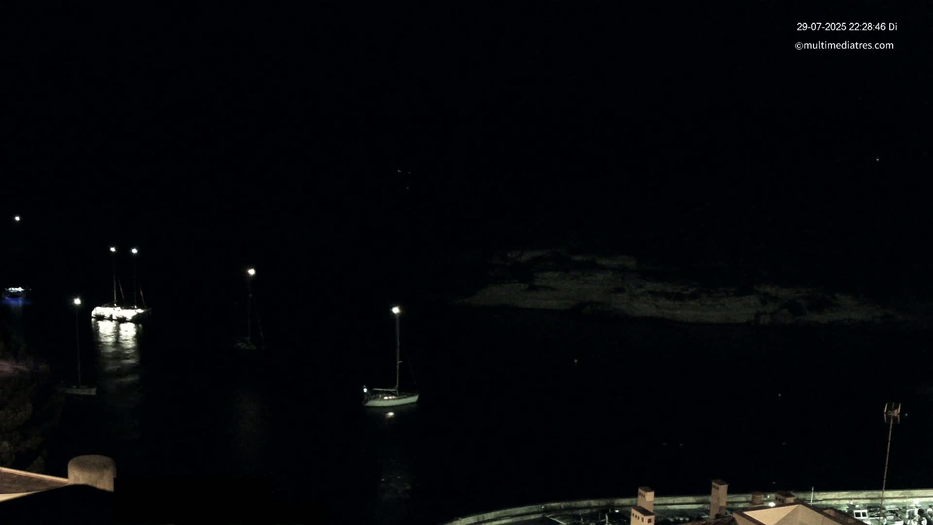 Cala Portal Vells Bay from Sol de Mallorca Live Cam - Mallorca, Balearic Islands, Spain