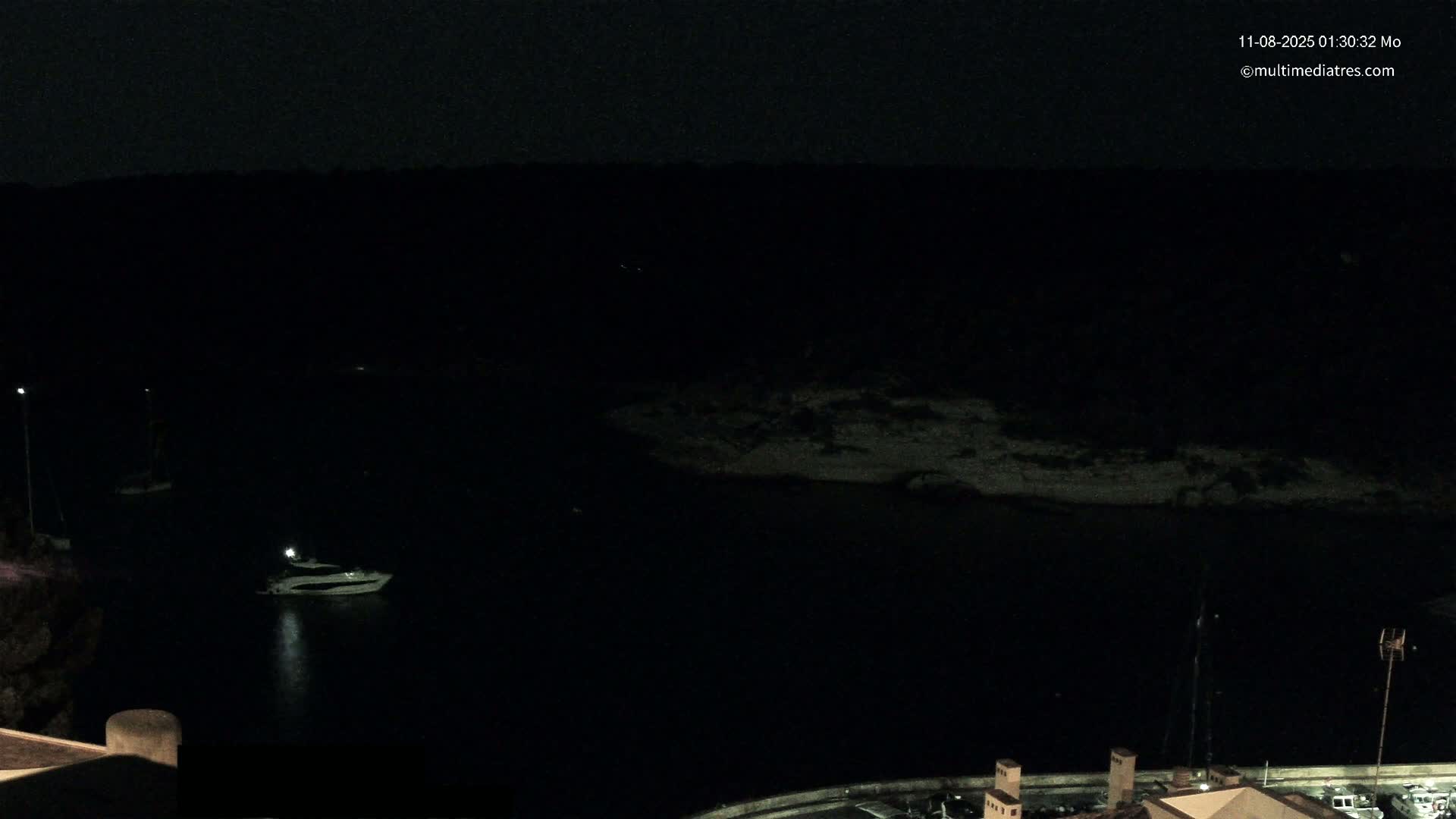 Cala Portal Vells Bay from Sol de Mallorca Live Cam - Mallorca, Balearic Islands, Spain