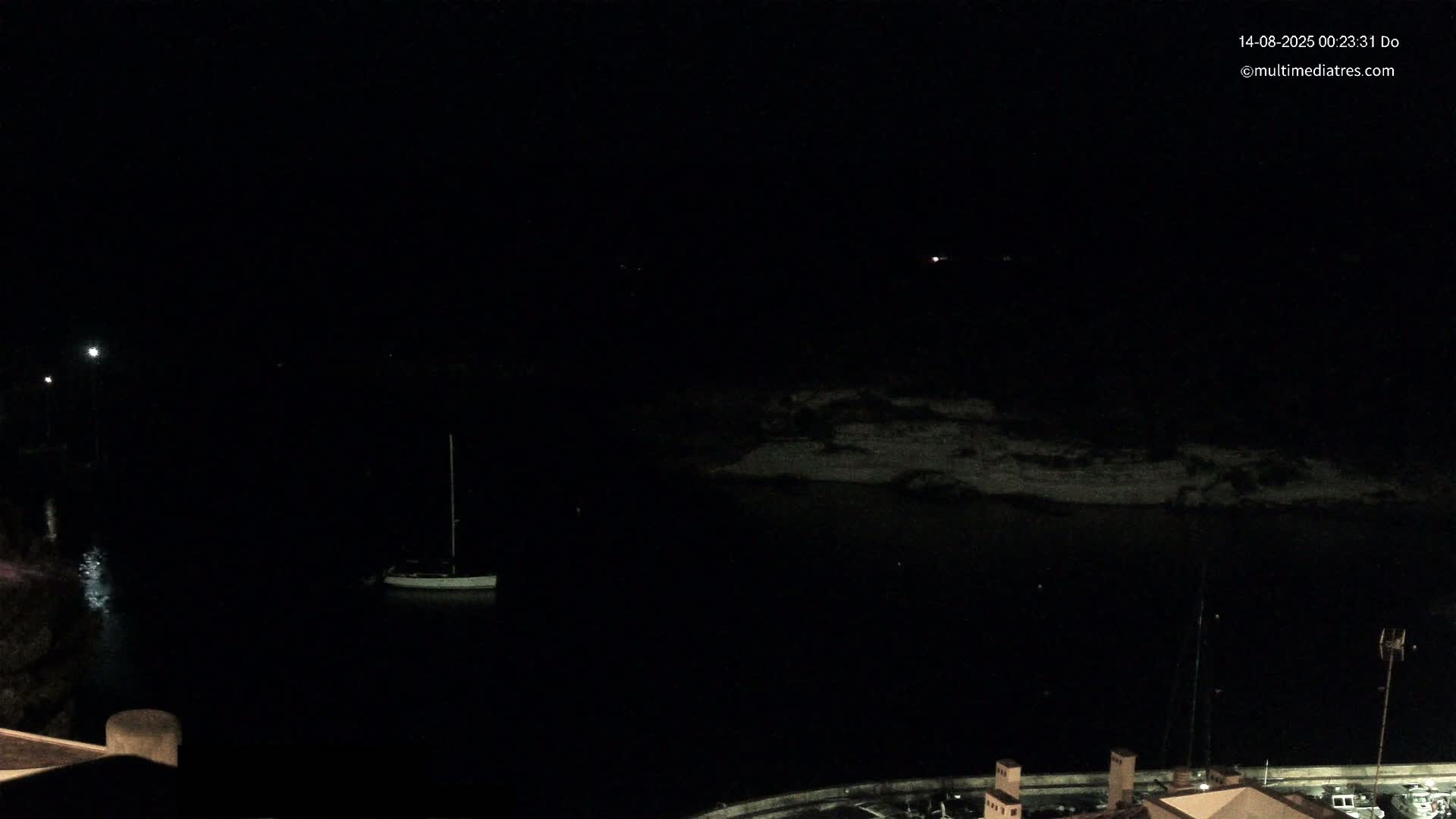Cala Portal Vells Bay from Sol de Mallorca Live Cam - Mallorca, Balearic Islands, Spain