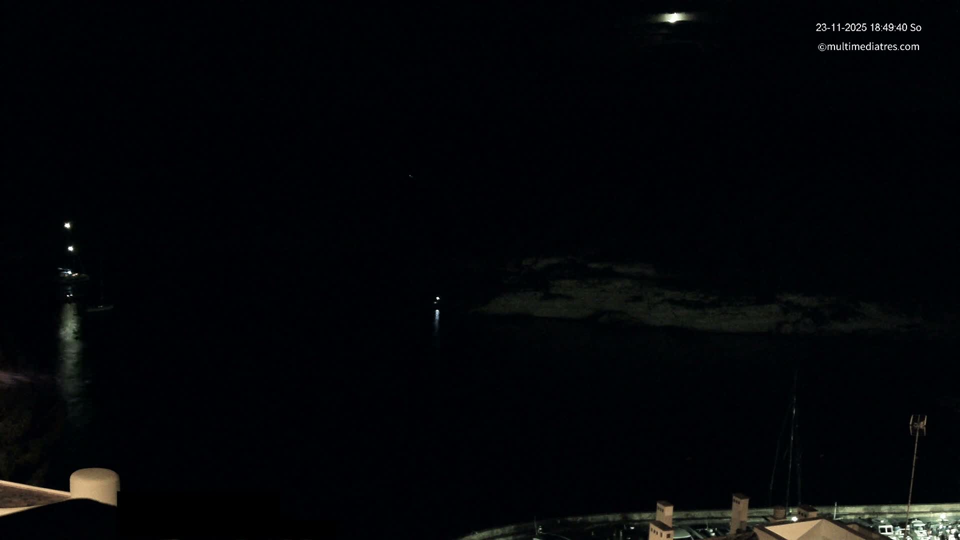 Cala Portal Vells Bay from Sol de Mallorca Live Cam - Mallorca, Balearic Islands, Spain