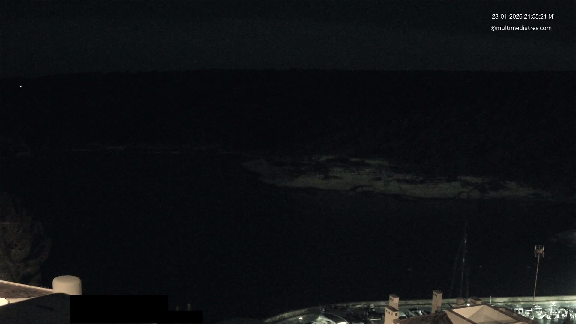 Cala Portal Vells Bay from Sol de Mallorca Live Cam - Mallorca, Balearic Islands, Spain