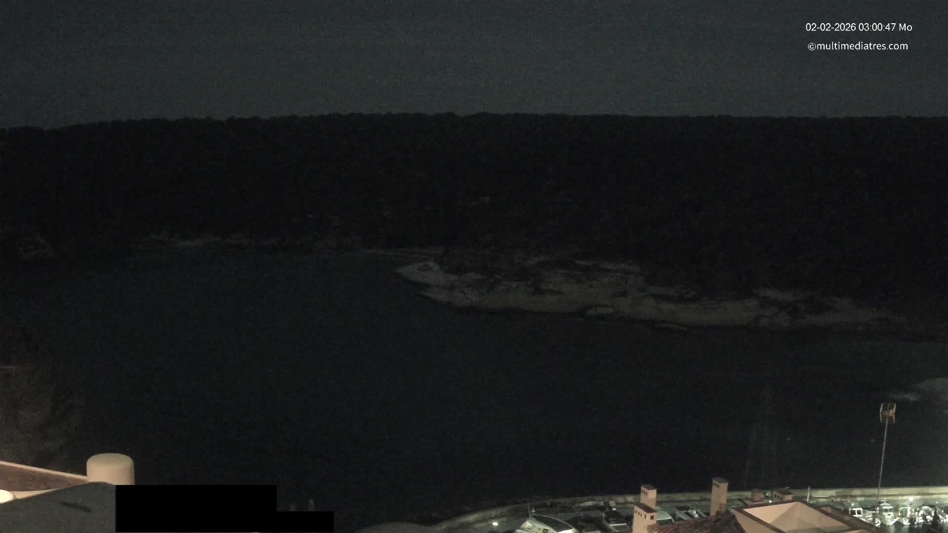 Cala Portal Vells Bay from Sol de Mallorca Live Cam - Mallorca, Balearic Islands, Spain